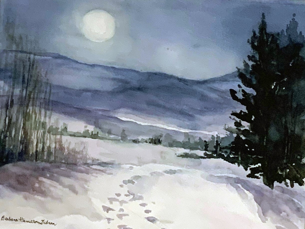 Barbara	Gibson	Moonlight Magic	Watercolor	 $300 	Robert Mesrop