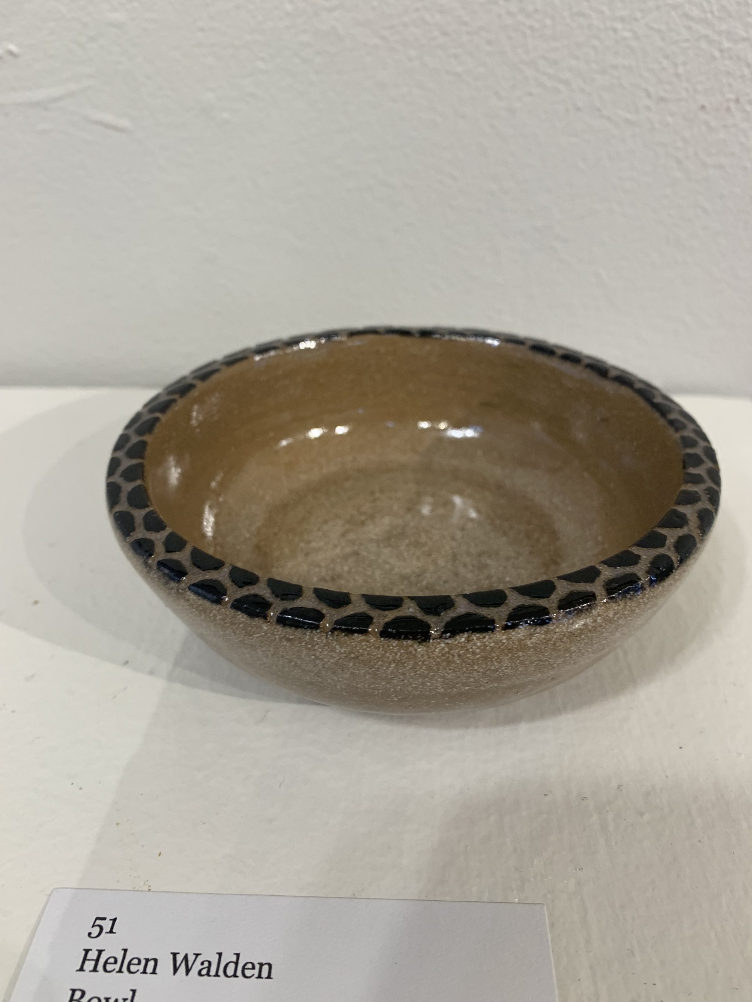 Helen	Walden	Bowl	Pottery	 $NFS 	Ron Dean