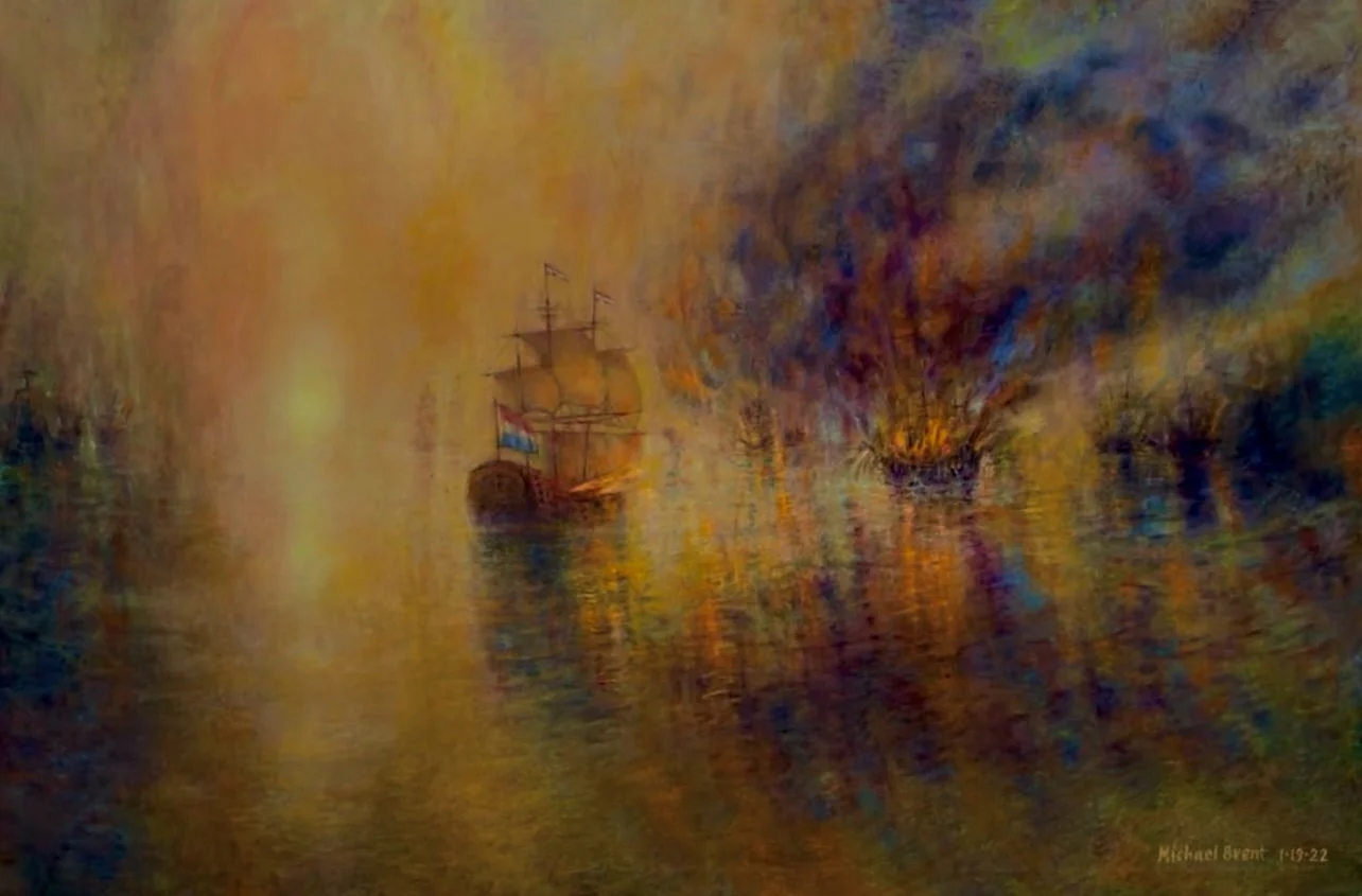 Michael	Brent	Battle of the Chesapeake Capes	Oil	 $5,500 