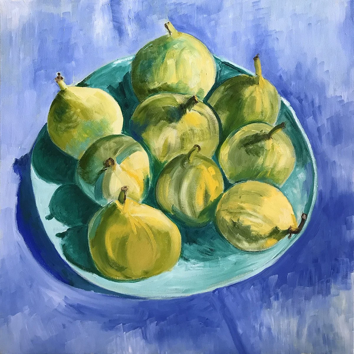 Helen	Baldwin	Figs, Party of Nine	Oil on canvas	 $1,200 