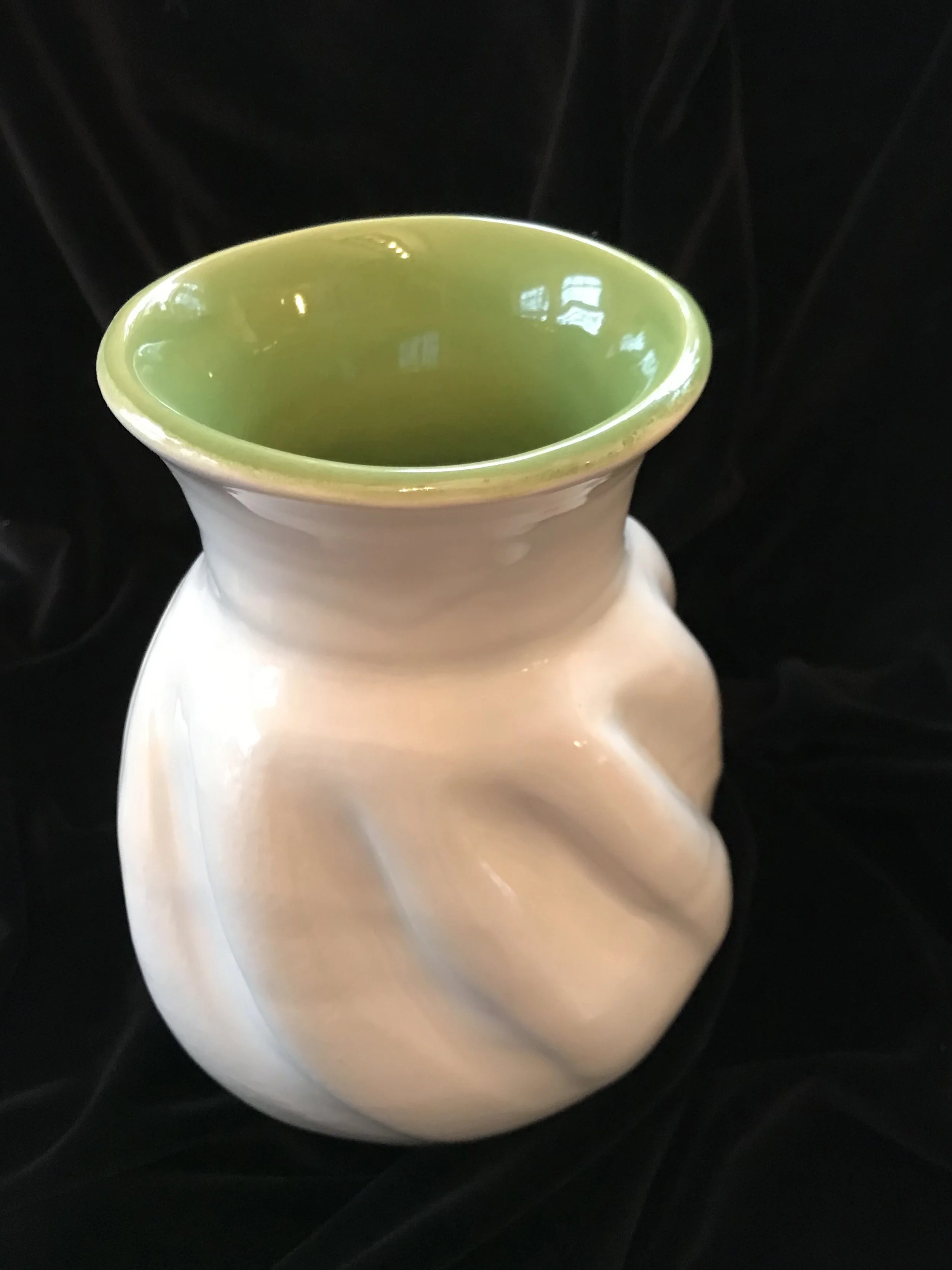 Mary Ann	Garrity	White Celadon Vase	Clay	 $150 