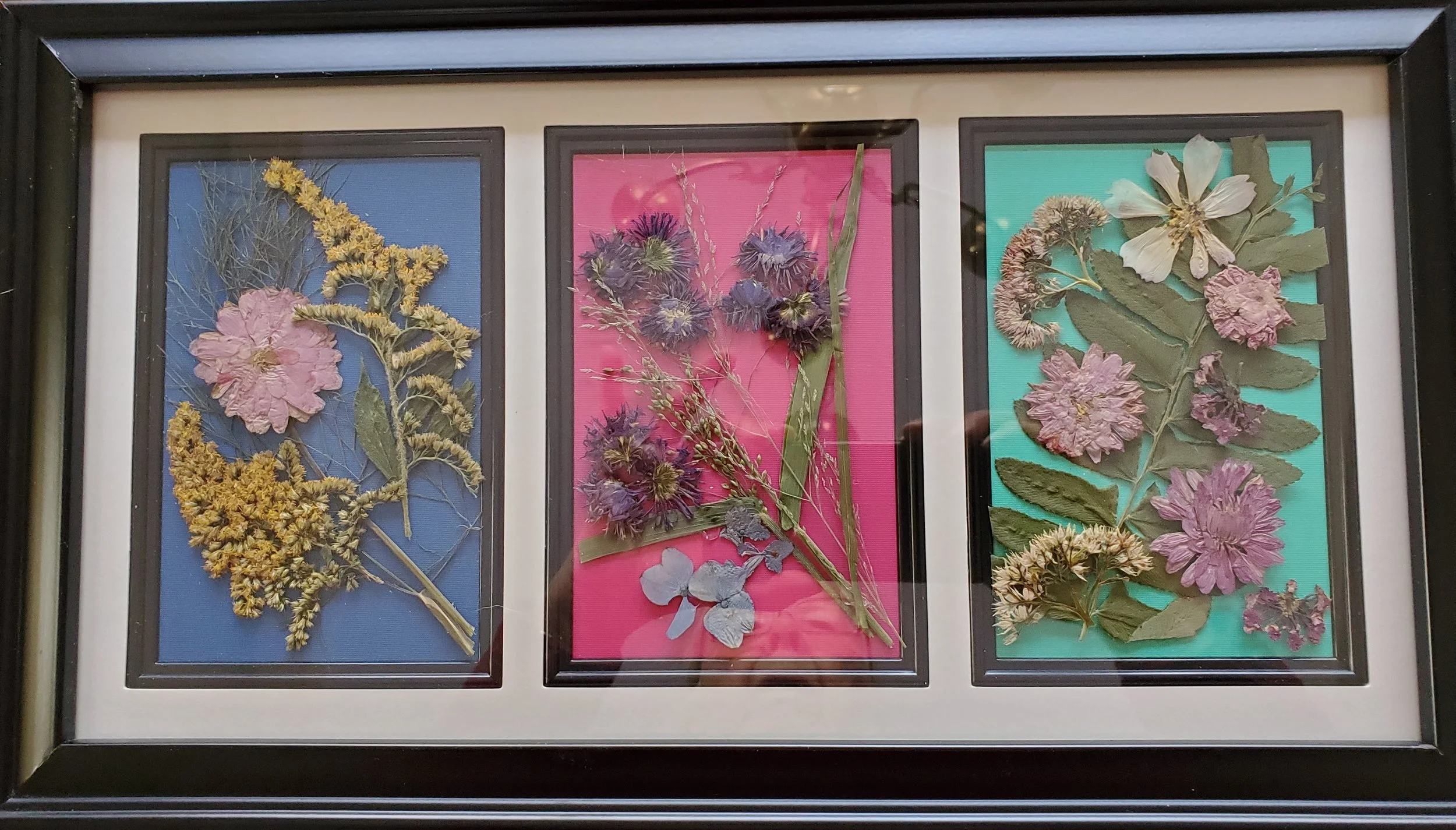 Ellen	Dornemann	Flower Trio	Pressed Flowers	 $75 