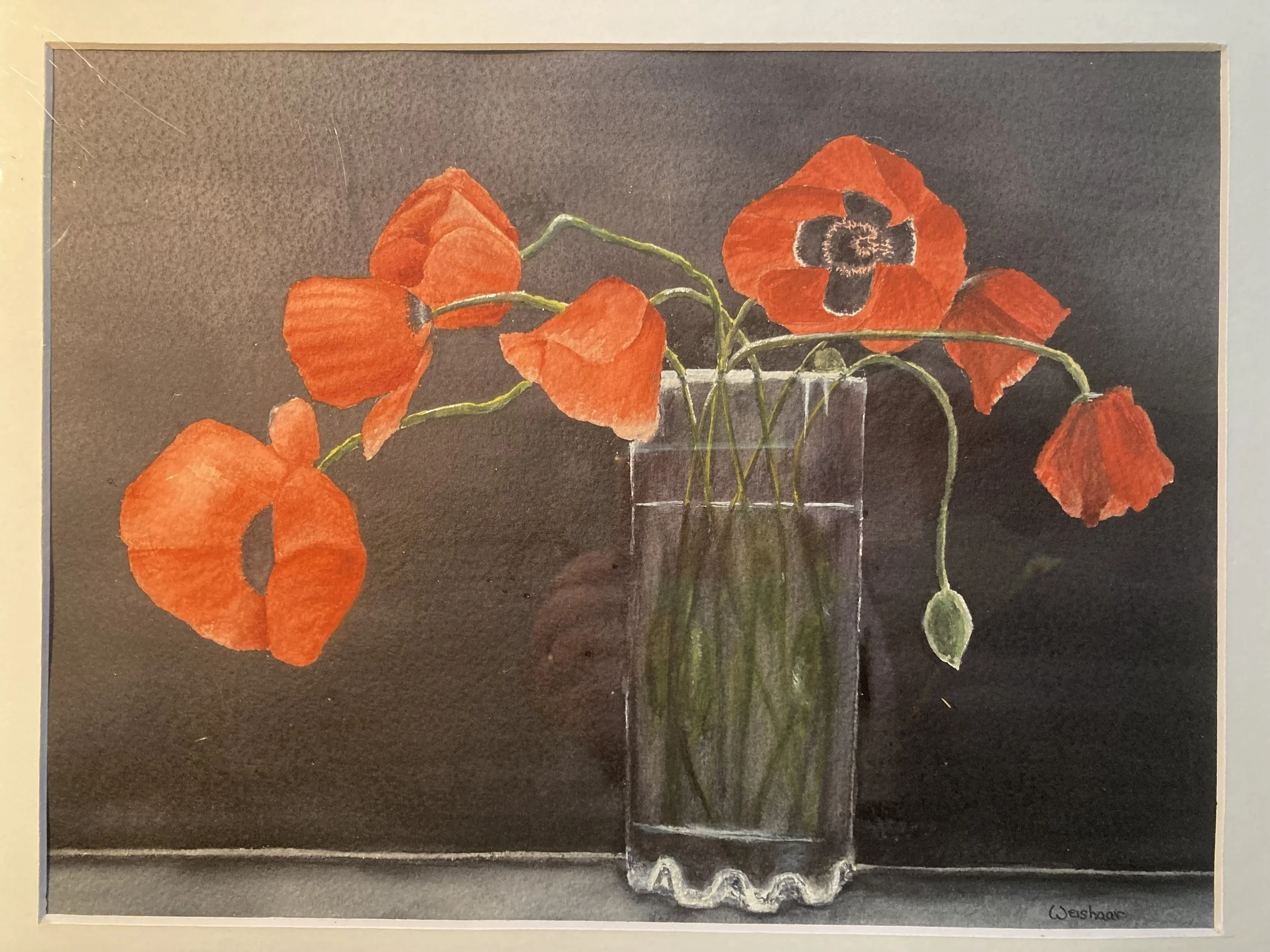 Ron	Weishaar	A Decoration of Poppies	Watercolor	 $75 