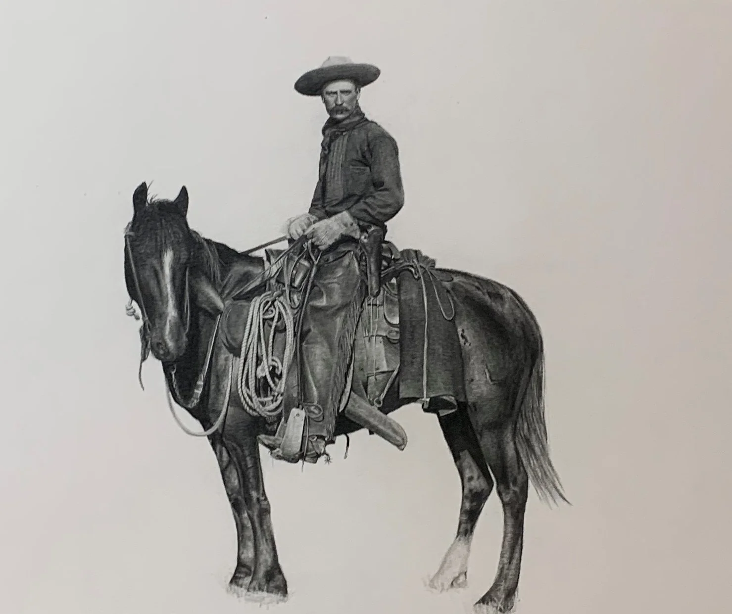 Garrett	Kabylanski	The Cowboy	Graphite on Drawing Board	 NFS 