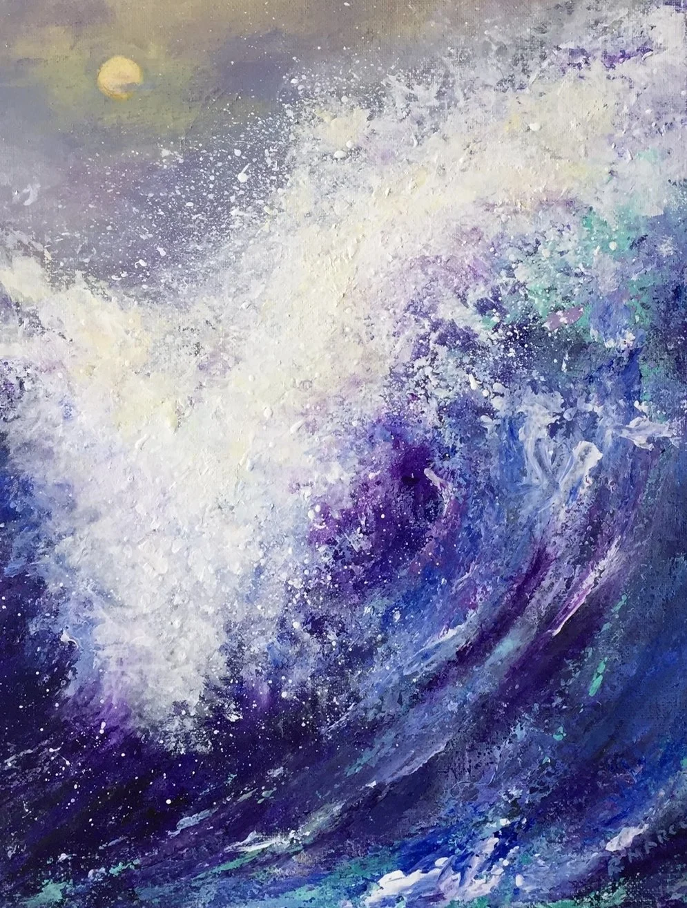 Rory	Marcus	A Moment in the Life of a Wave	Acrylic	 $290 