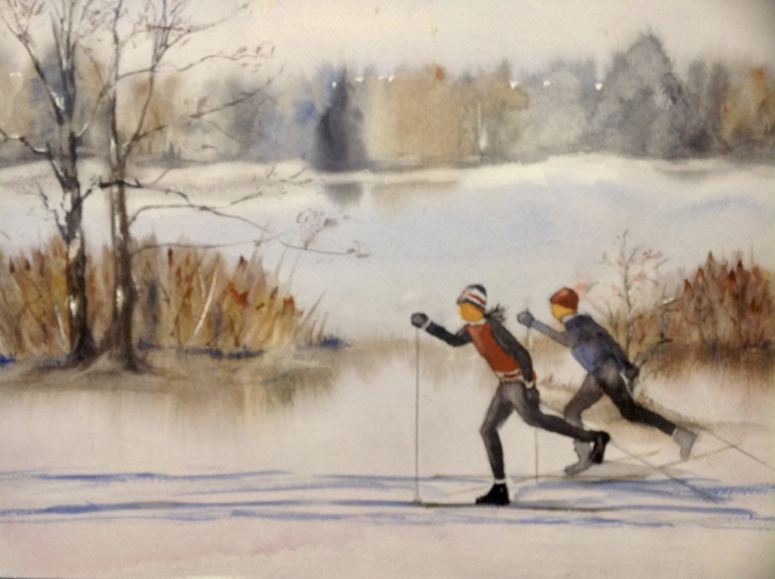 Bett	McCarthy	Over the Meadow	Watercolor	 $350 