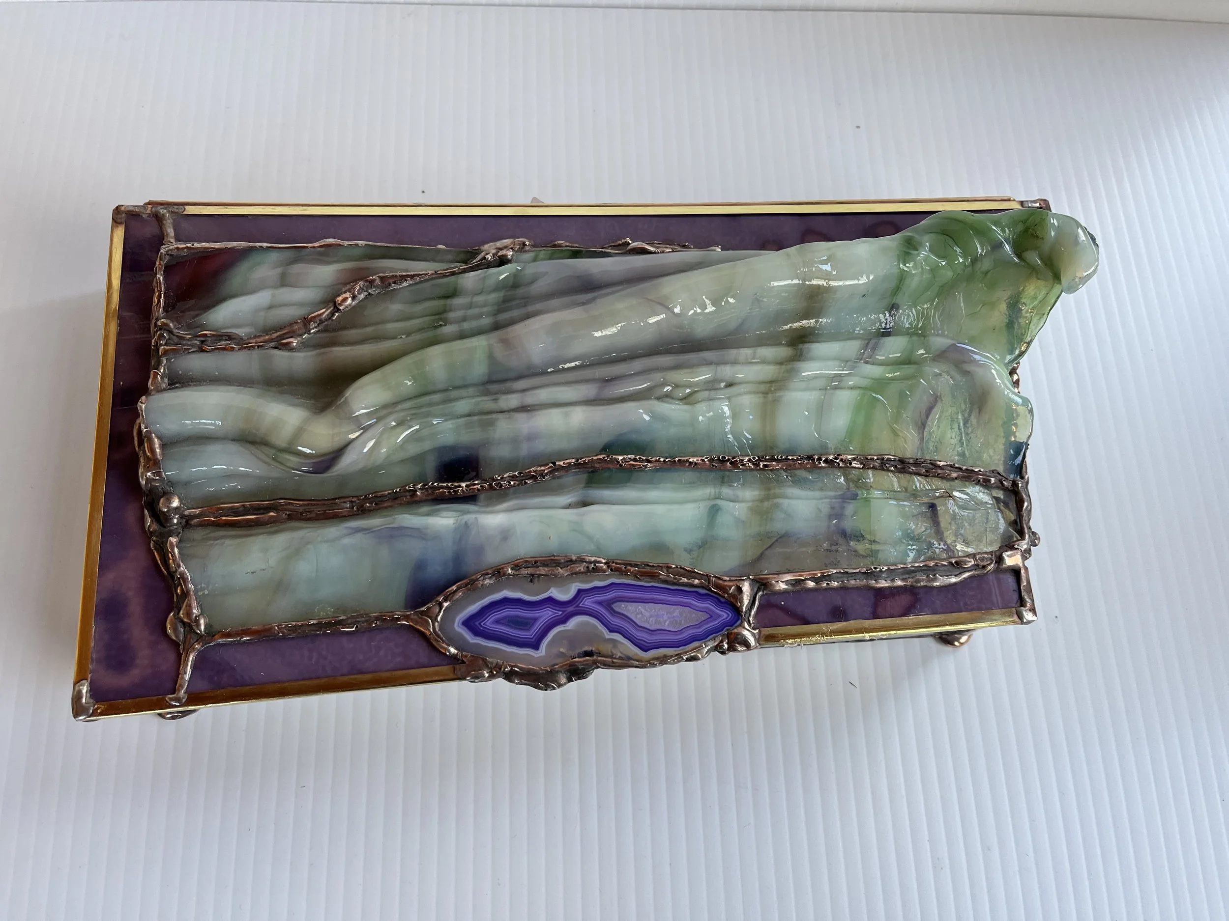 John	Best	Drapery Glass box	Stained Glass	 $120 