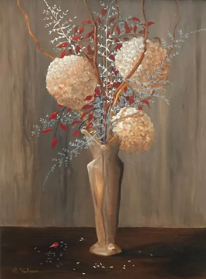 Pam	Hudson	Hydrangeas	Oil	 $700 