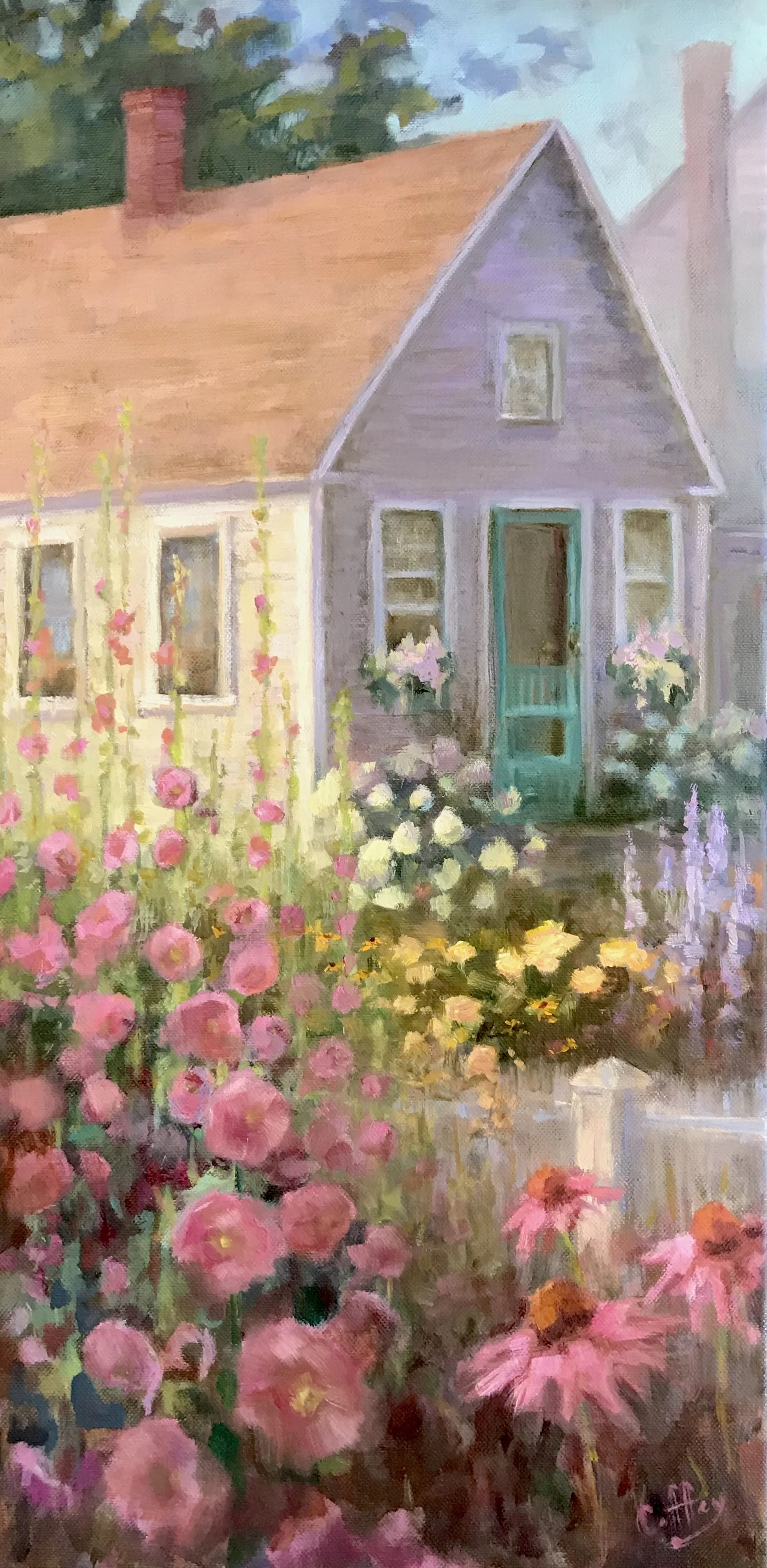 Lyn	Coffey	Garden Hideaway	Oil	 $1,600 