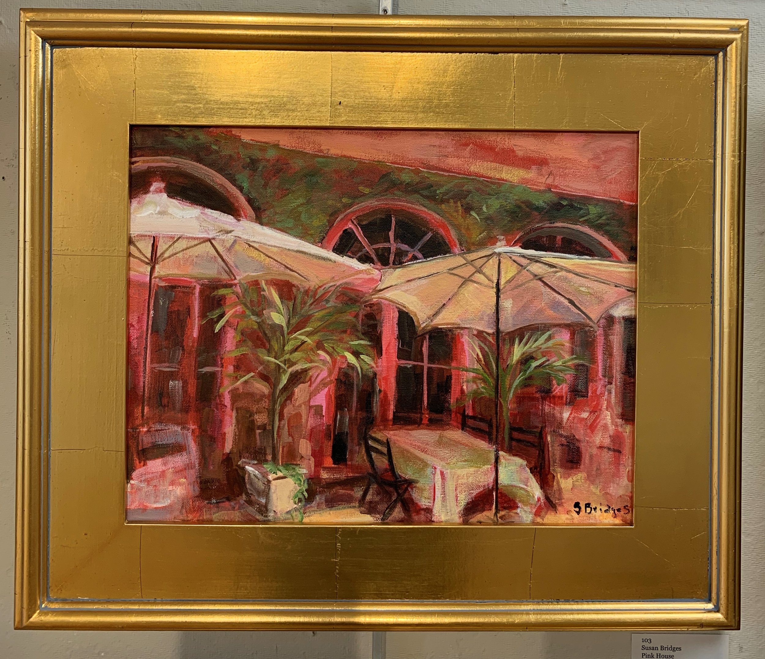 Susan	Bridges	Pink House	Acrylic	 $500 