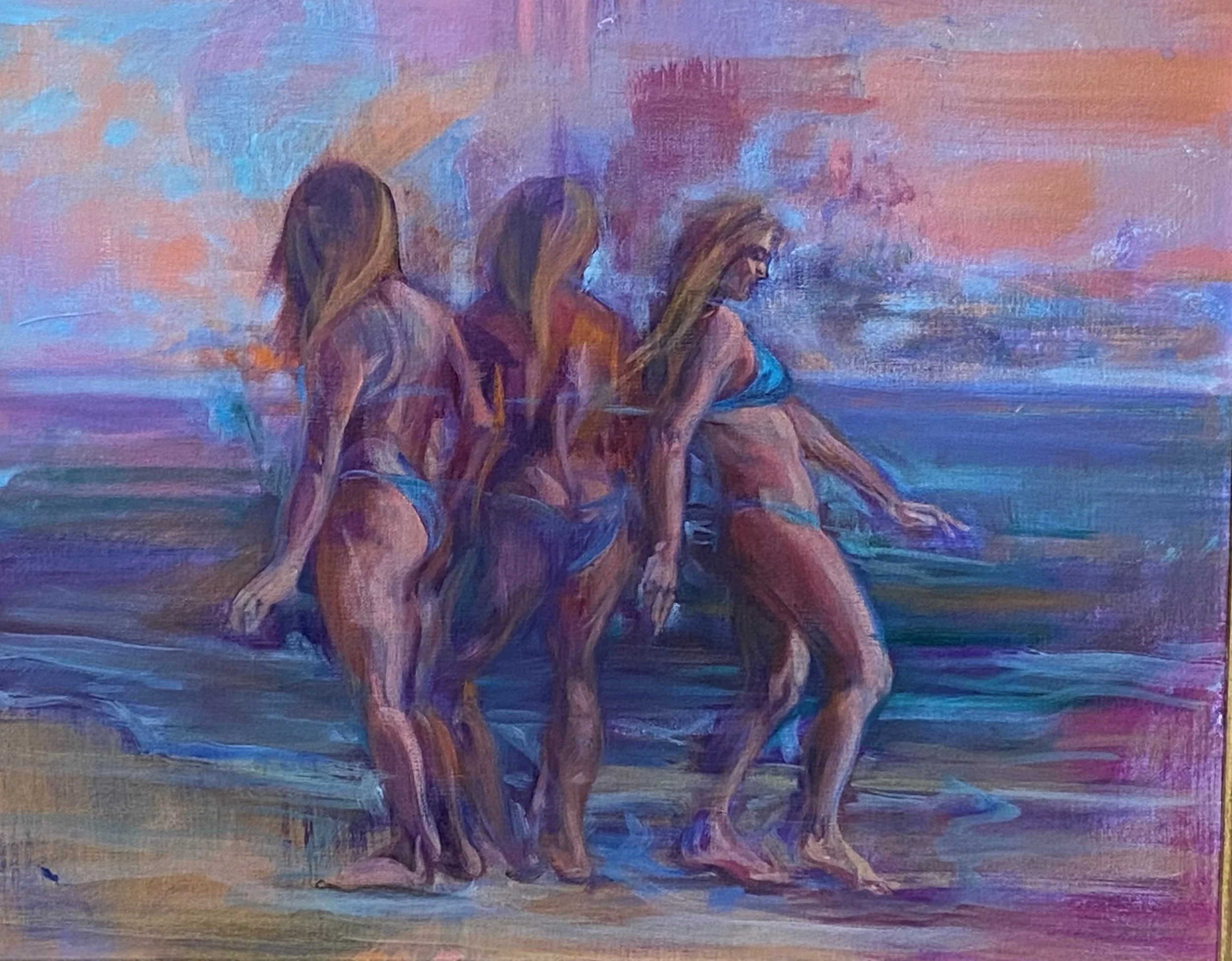 Karin	Lidbeck	Beach Walk	Oil	 $800 