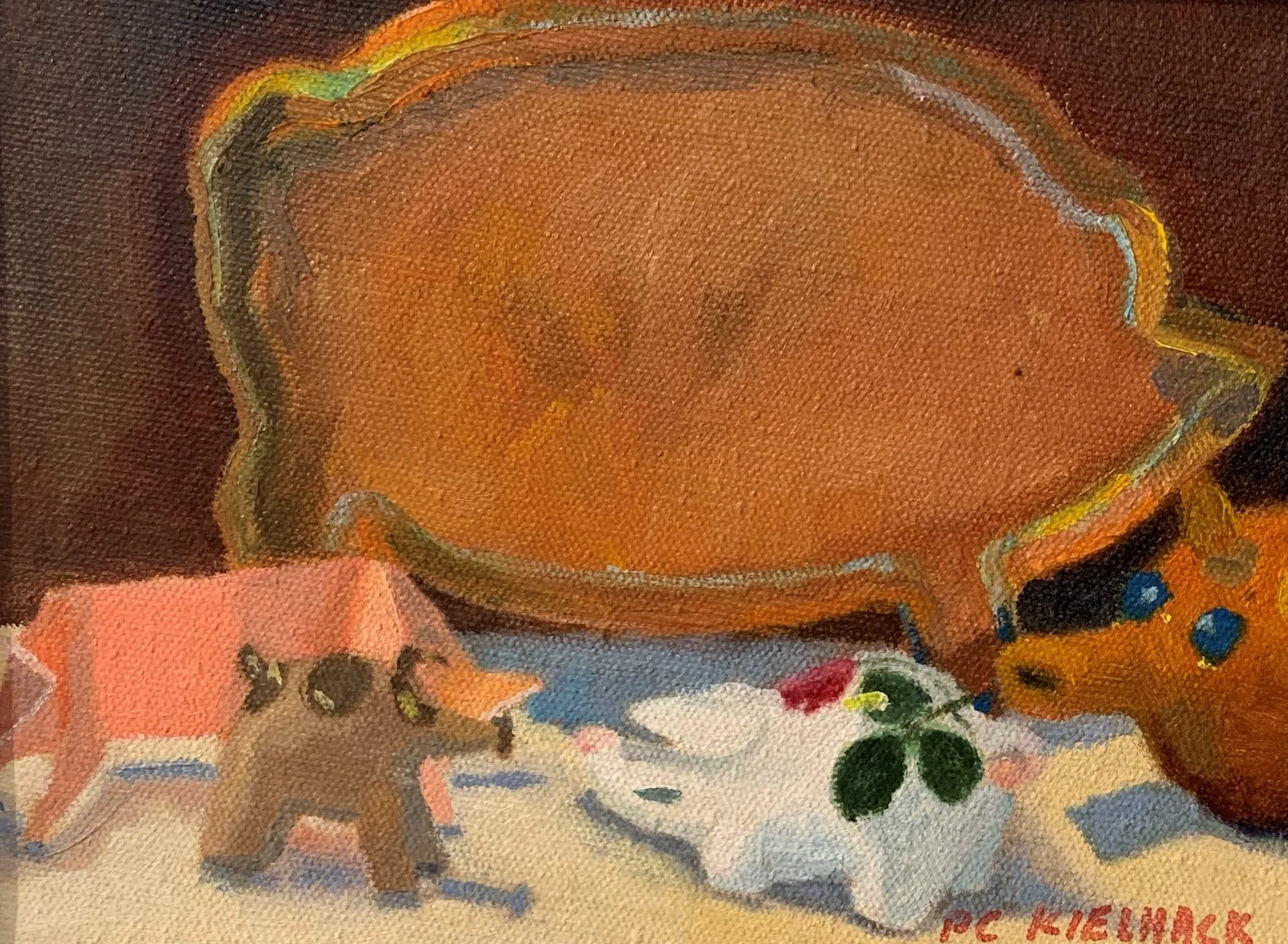 Pam	Kielhack	Pigs	Oil	 $300 