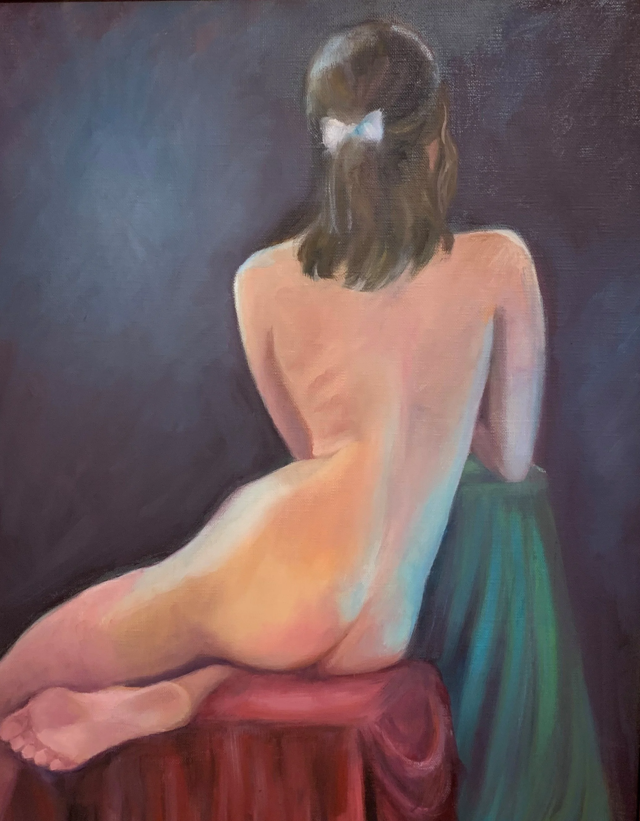 Martha Little	Fuentes	Girl with White Bow	Oil	 $800 