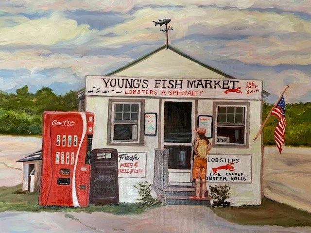 Debra	Cody	Young's Fish Market at Rock Harbor	Oil on Linen	 $450 