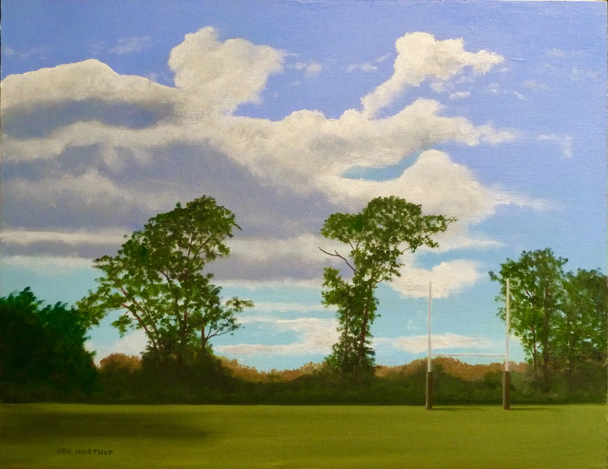 Kenneth	Northup	Rugby Pitch at URI	Oil on Panel	 $1,300 