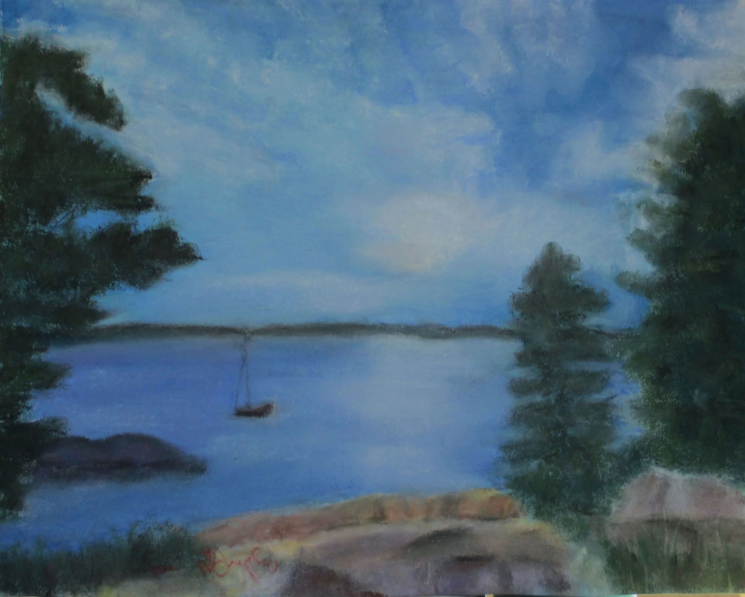 Dianne	Quigley	Penobscot Bayview	Pastel	 $110 
