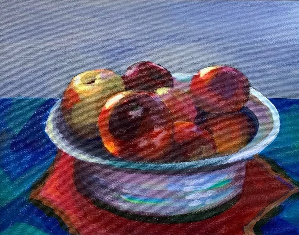 Tish	Dodge	Harlequin Apples	Oil	 $200 
