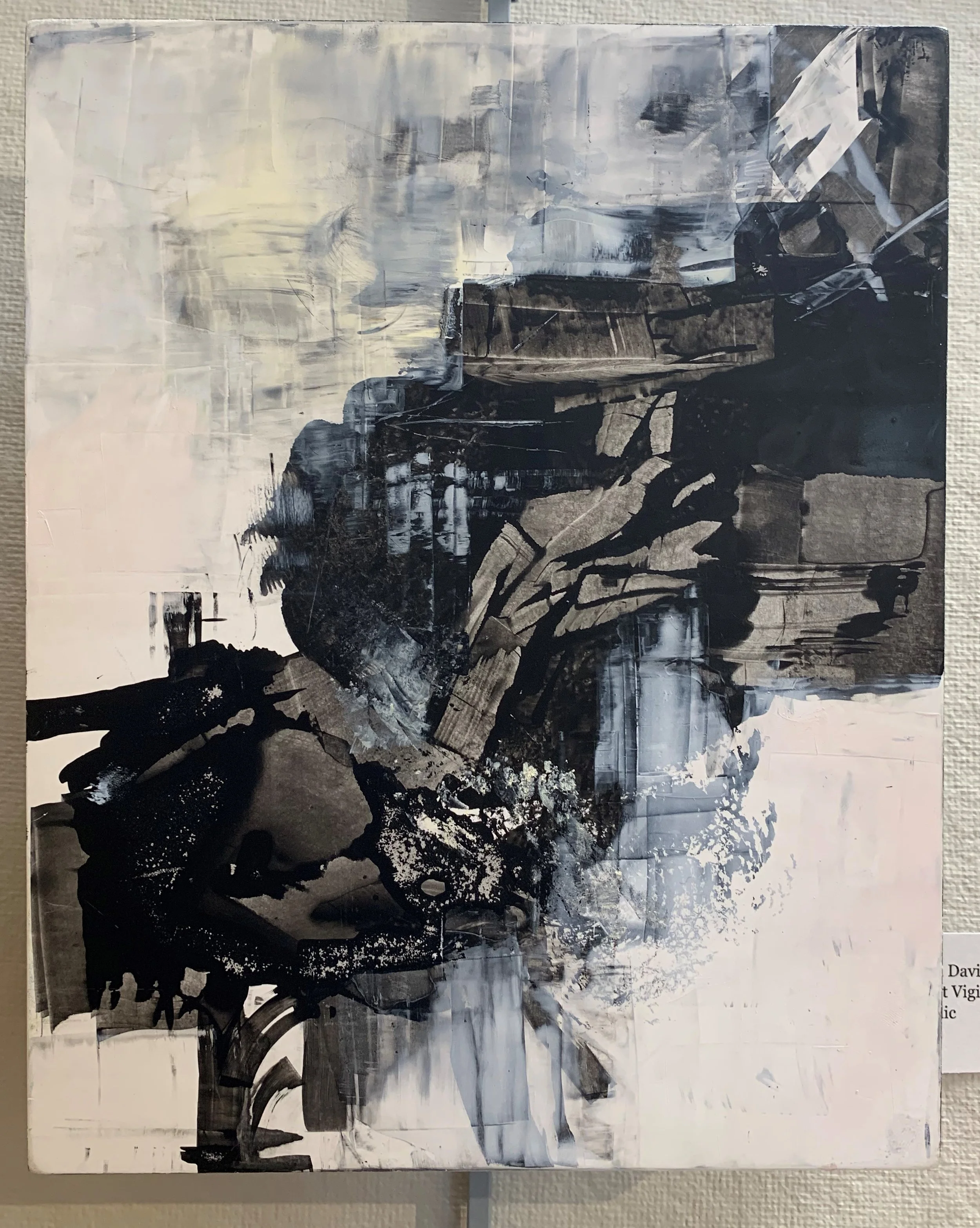 Honorable Mention Ellen Davies – Silent Vigil, Acrylic 