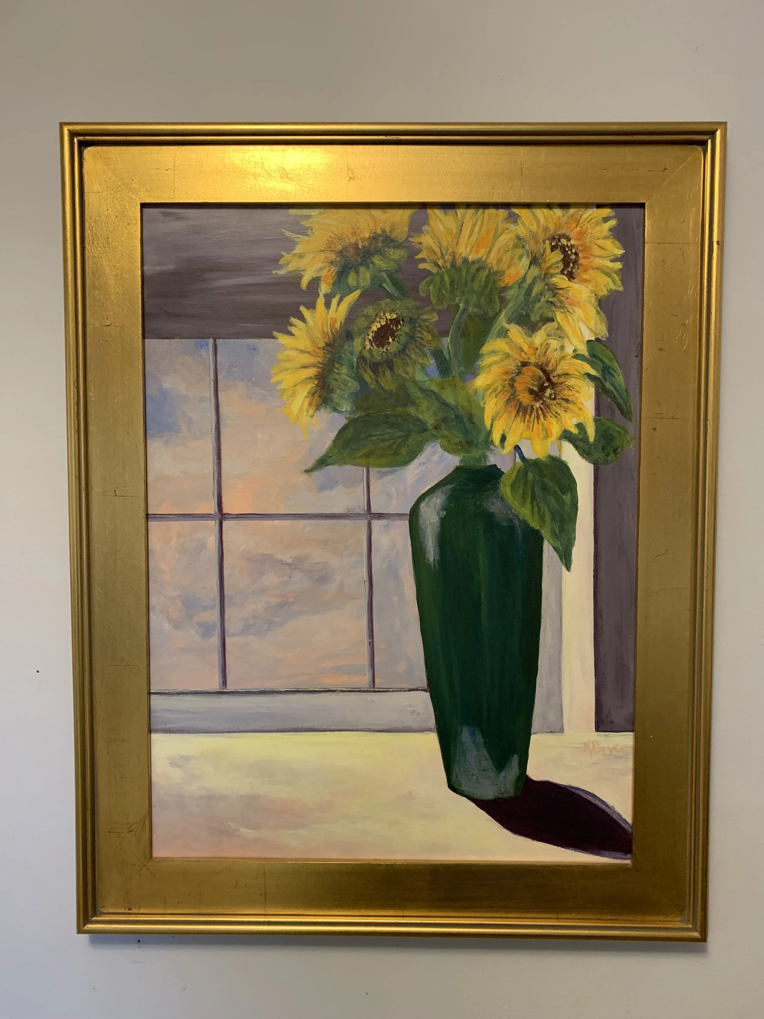 Kathleen Bryce - Greeting the Day, Acrylic $300