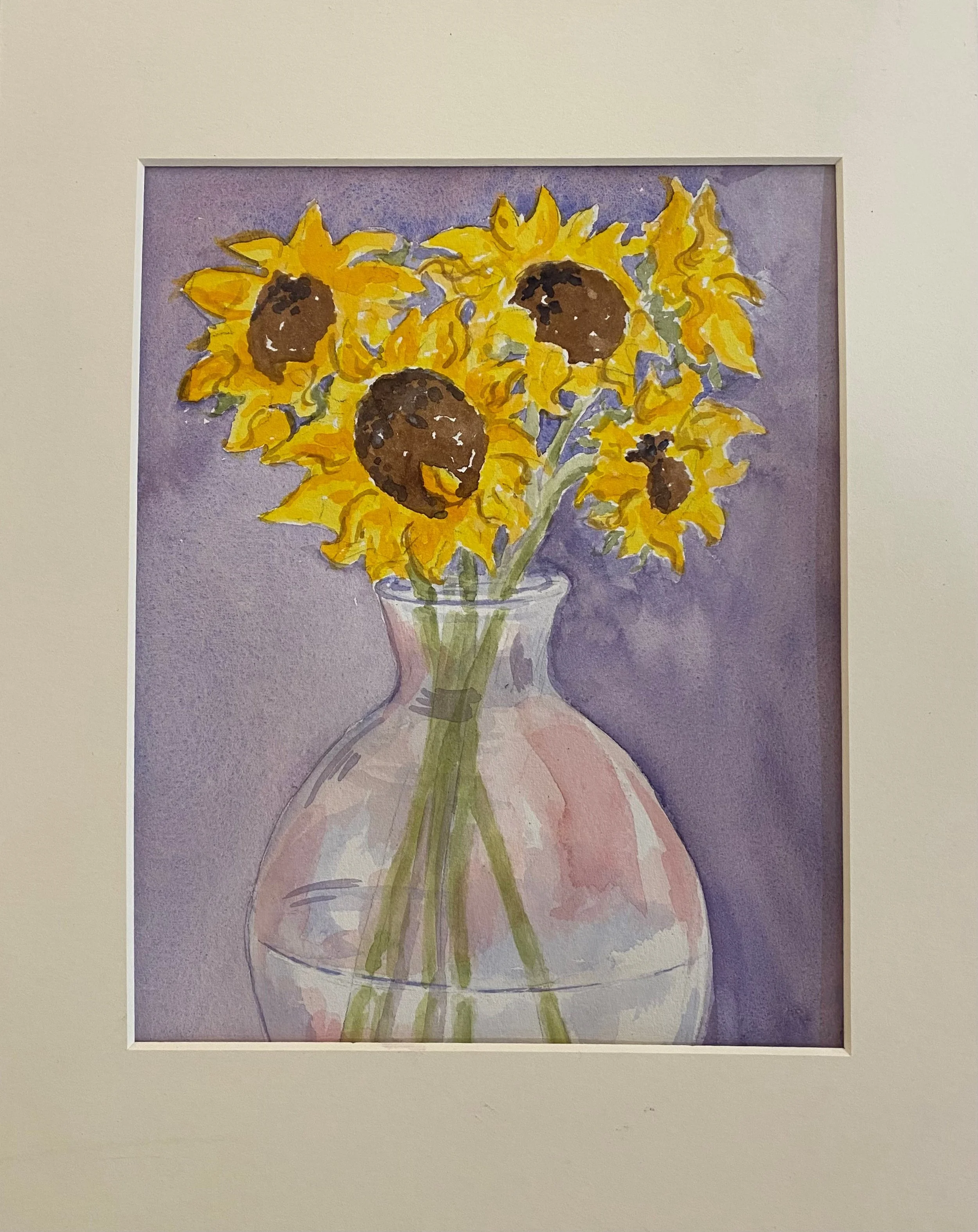 Lesley Cronan- Holding On, Watercolor $40