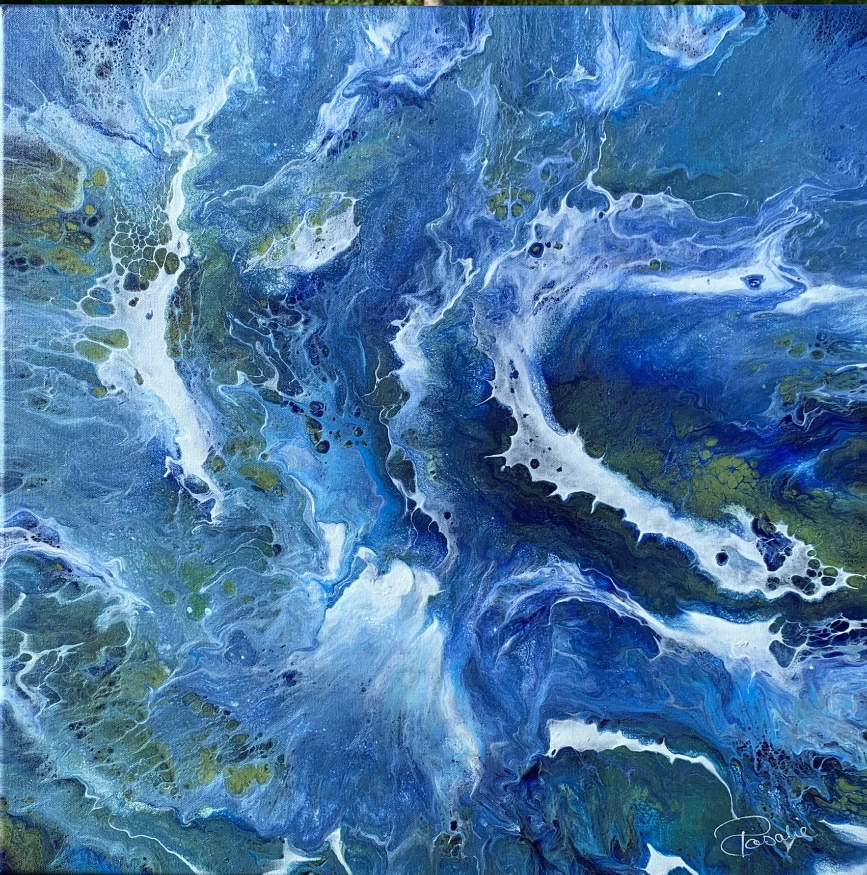 Rosalie	Cuozzo-	Turbulence,	Acrylic on Canvas	$825