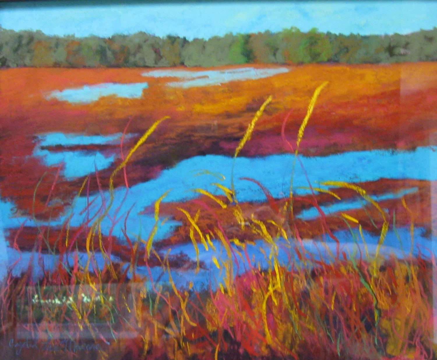 Crystal Lee	Macara-	Marsh Land,	Pastel	$425