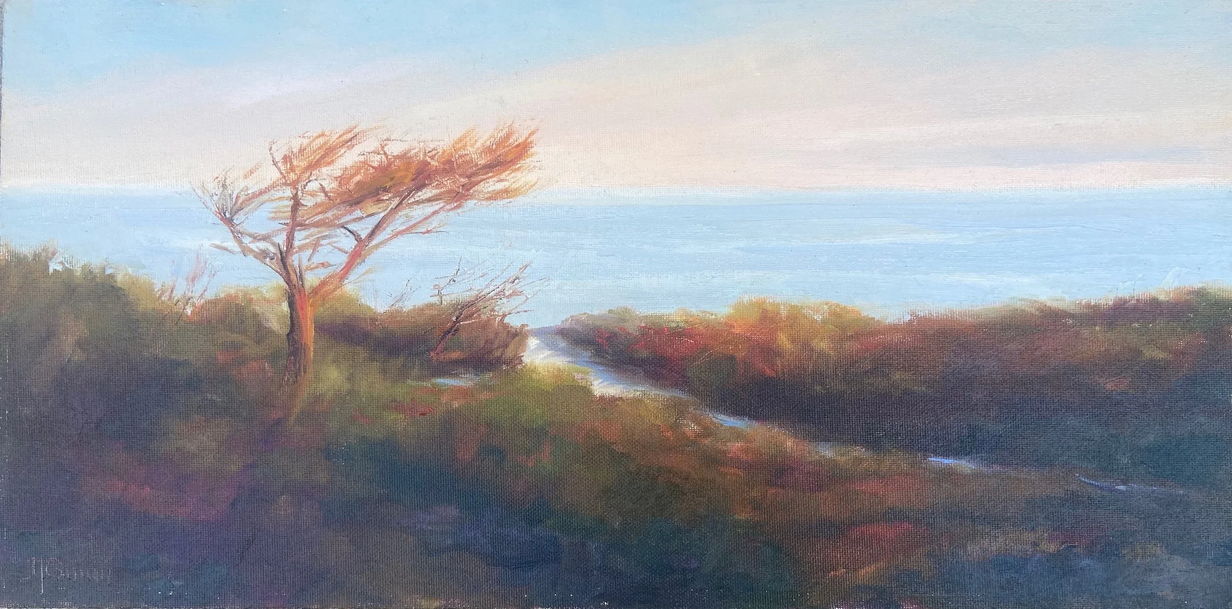 Joanne	Quinn-	Looking Northeast,	Oil	$1,600