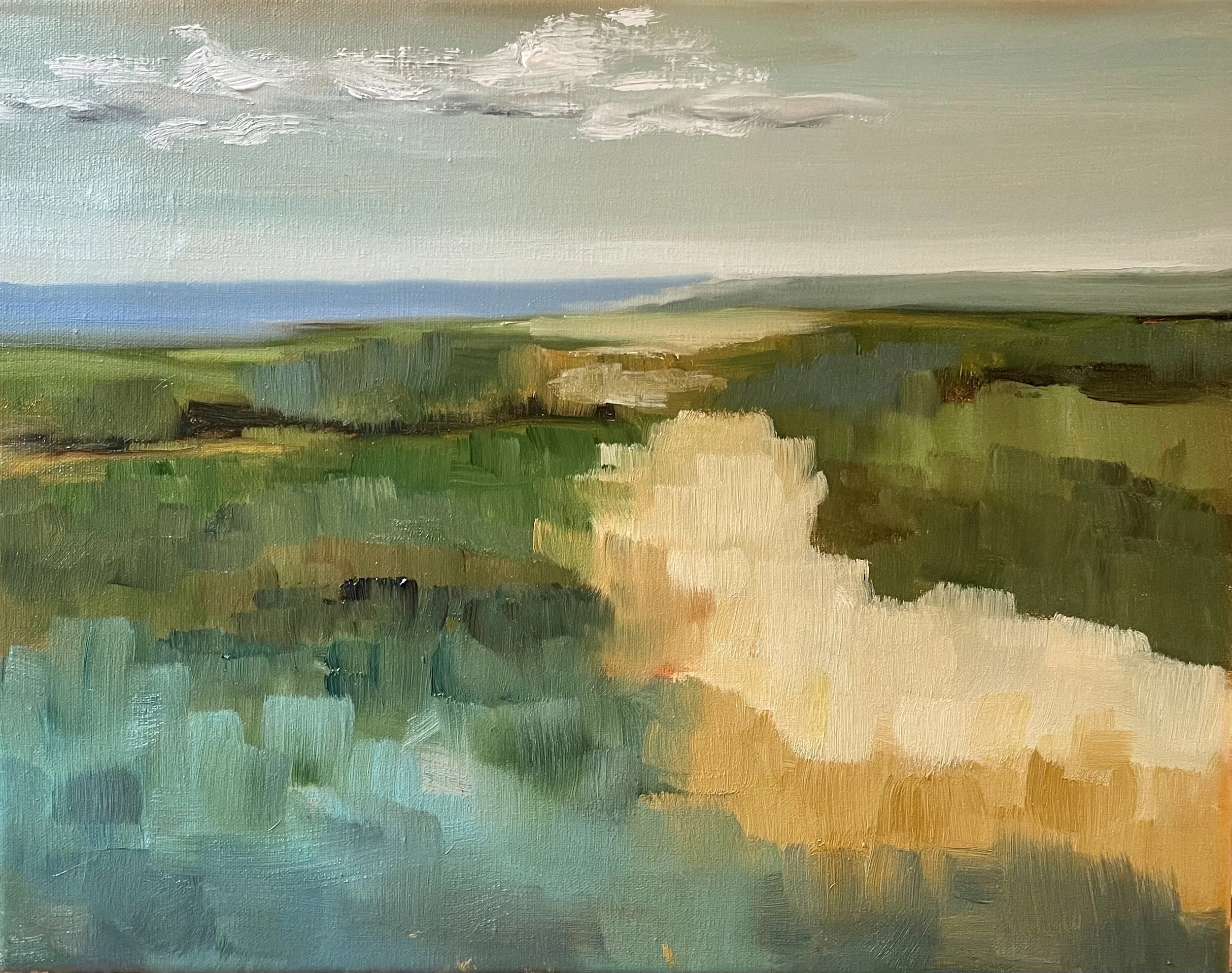 Patty	Barnes-	To The Sea,	Oil	$350