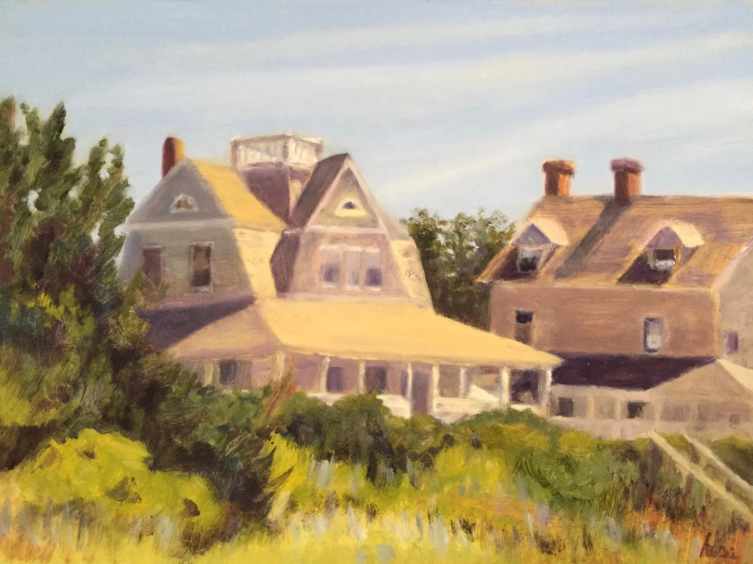 Catherine	Hess-	Beach Cottages,	Oil	$700