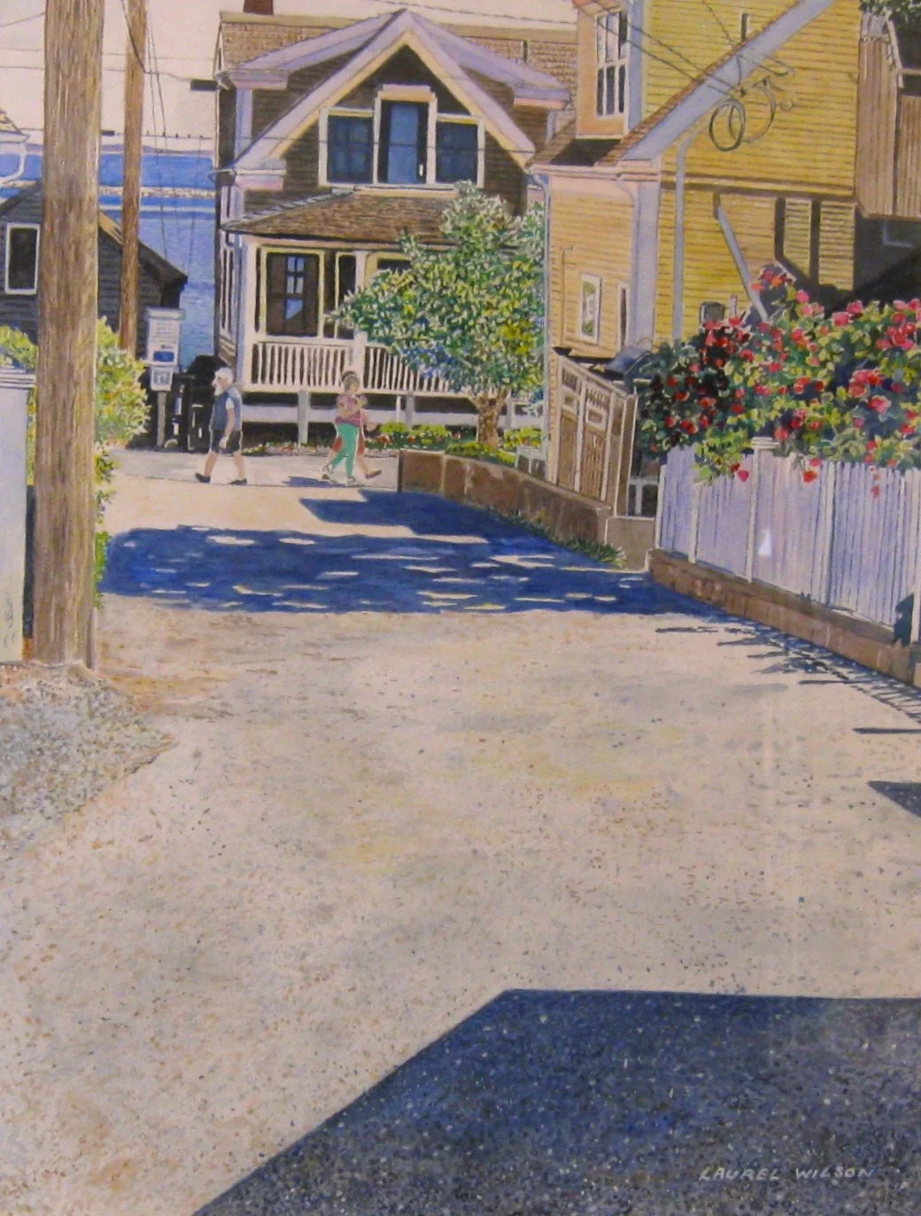 Laurel 	Wilson-	Up and Down in Provincetown,	Watercolor	$1,200