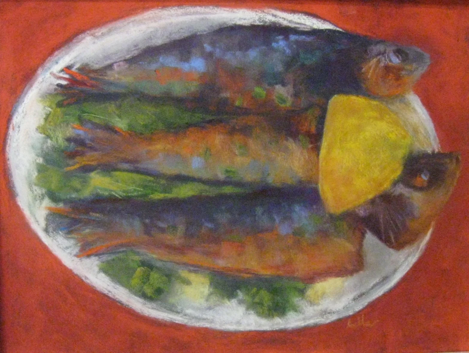 Susan	Adler-	Big Fish,	Pastel	$400