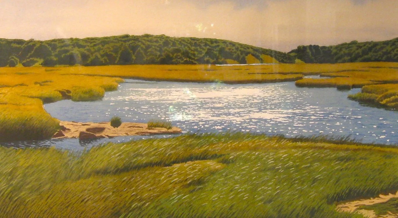 Tom	Upson-	Late Summer on Pamet River,	Watercolor	$1,800