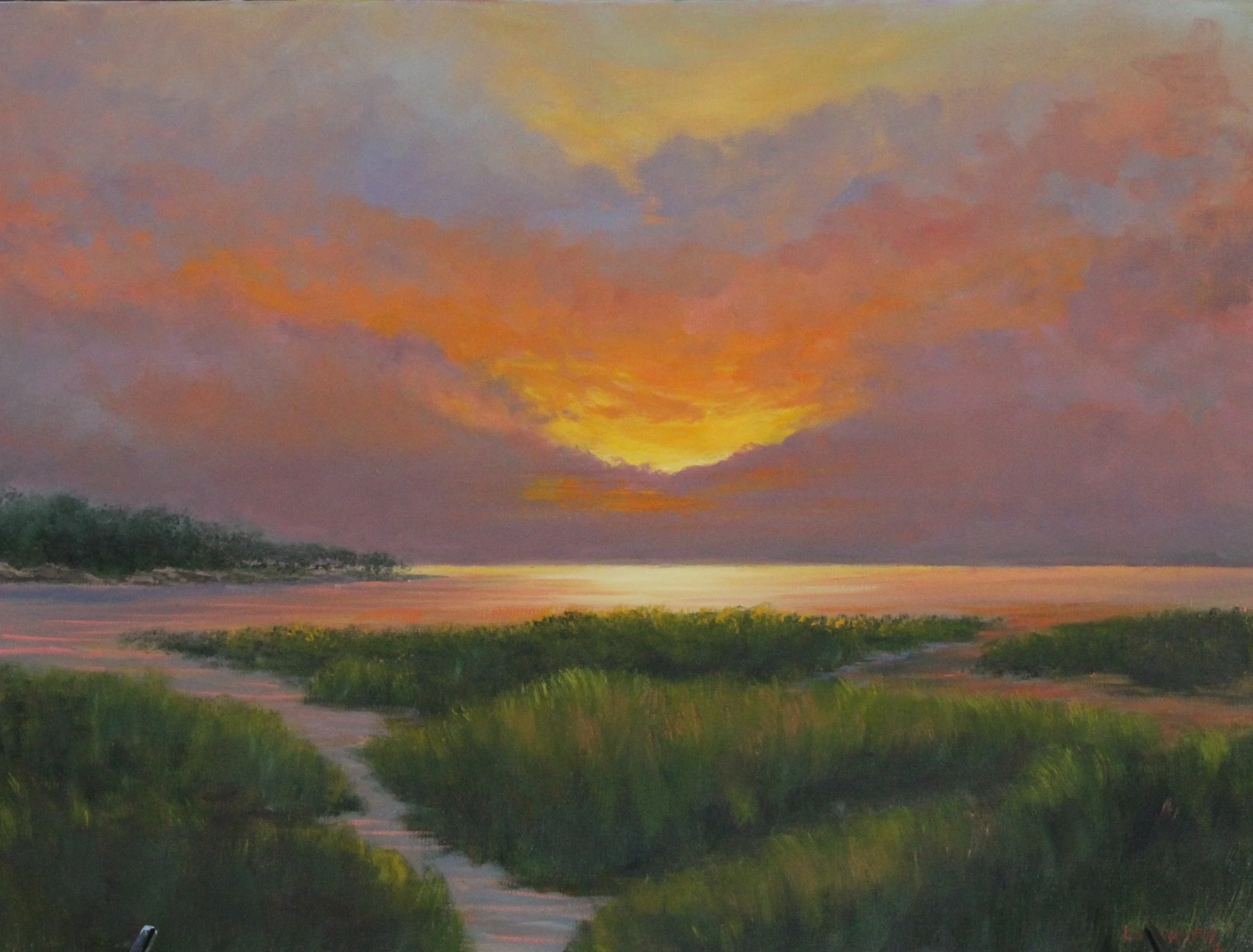 Laurie	Warner-	Mesmerizing Moment,	Oil	$1,295