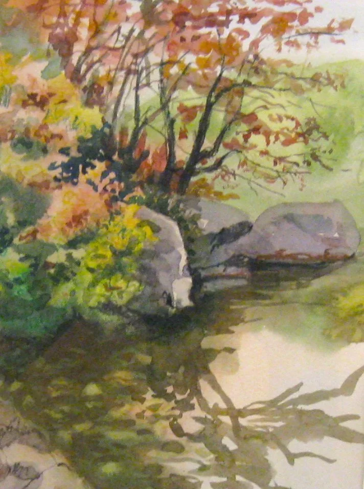 Peggy	Hosford-	Lower Mill Pond,	Watercolor	$375