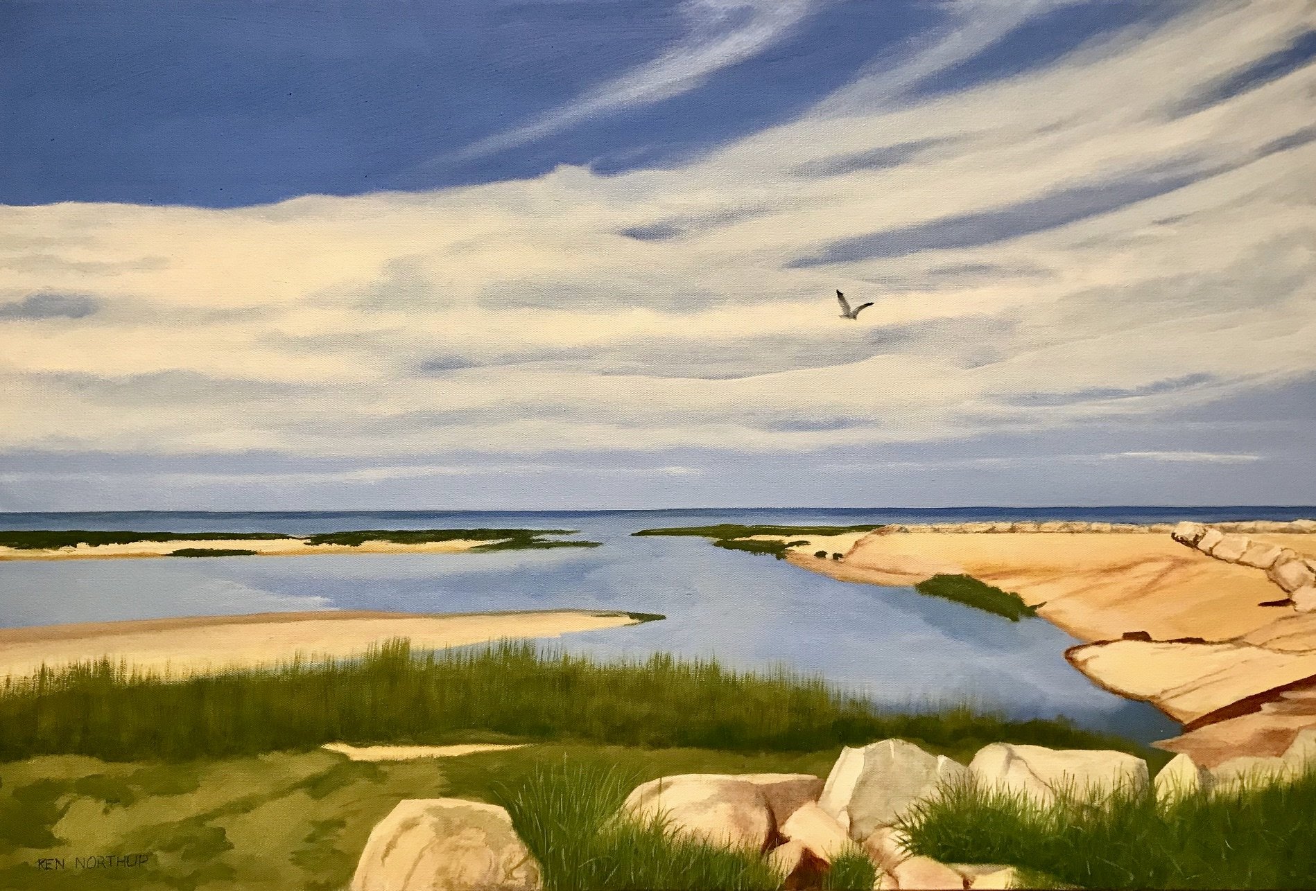 Kenneth	Northup-	Solo Flight,	Oil on Canvas	$2,500