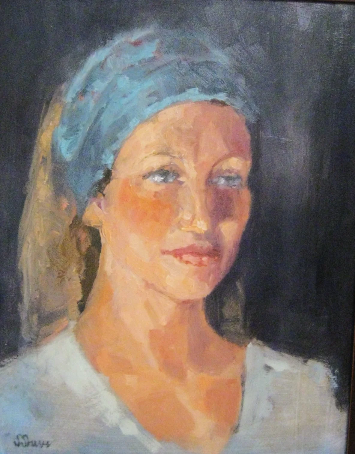S.	Scheve-Schultze-	Girl Without Earring,	Oil	$400