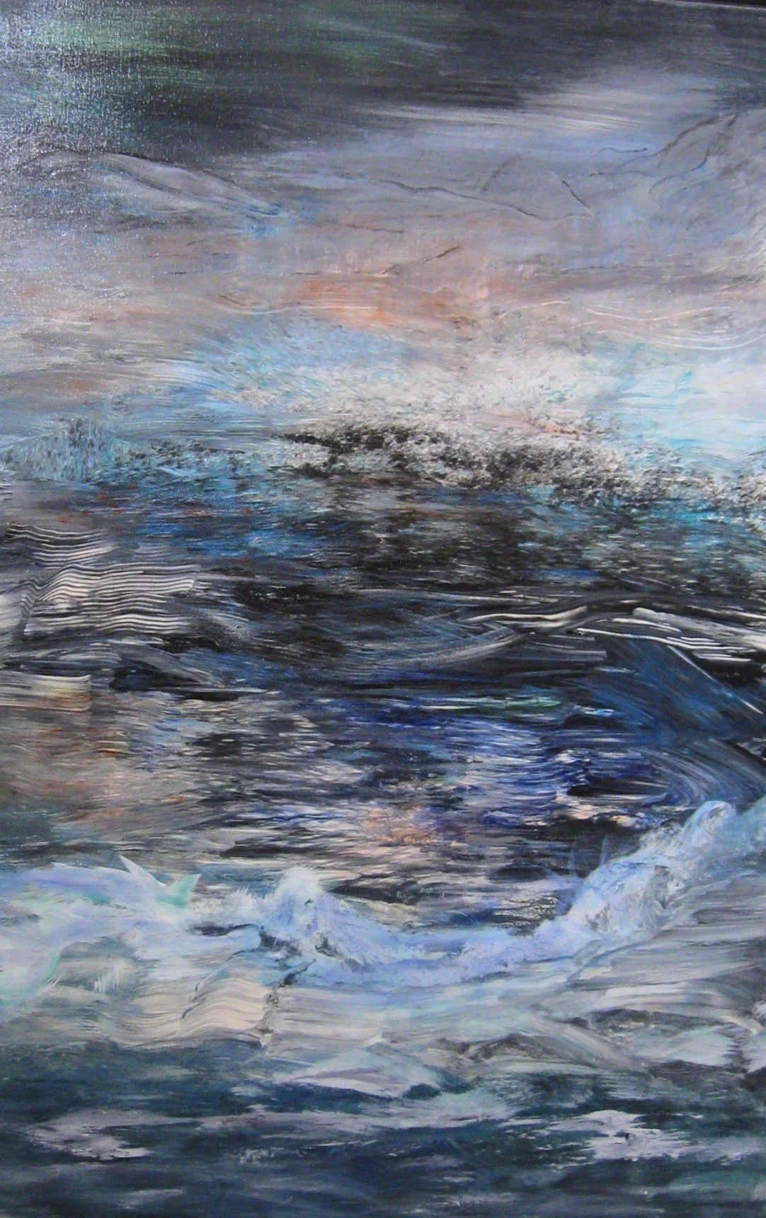 Joanne	Patukonis-	Deep Reflections,	Acrylic Mixed Media	$850