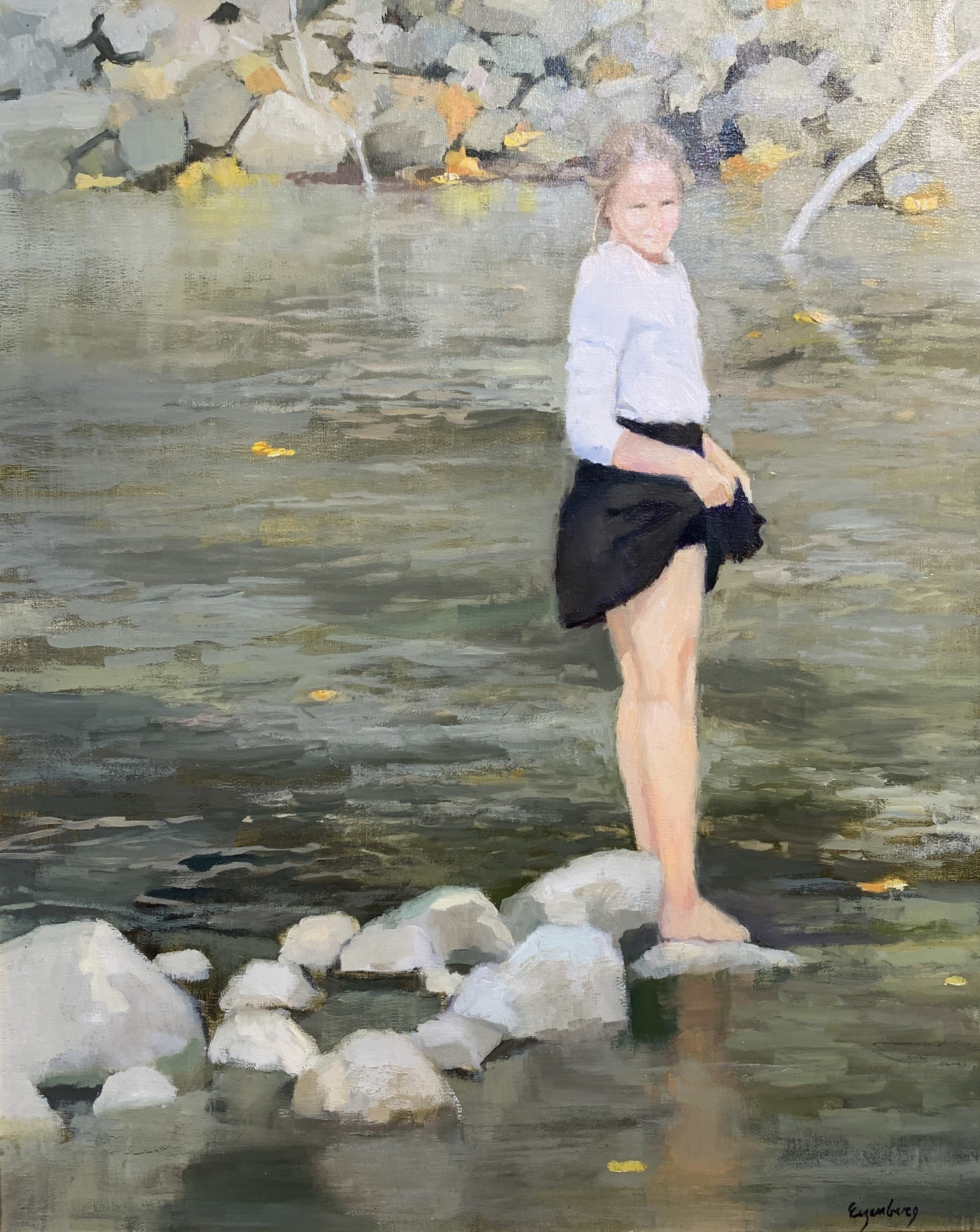 Maryalice	Eizenberg-	Down in the River,	Oil	 $1,300 