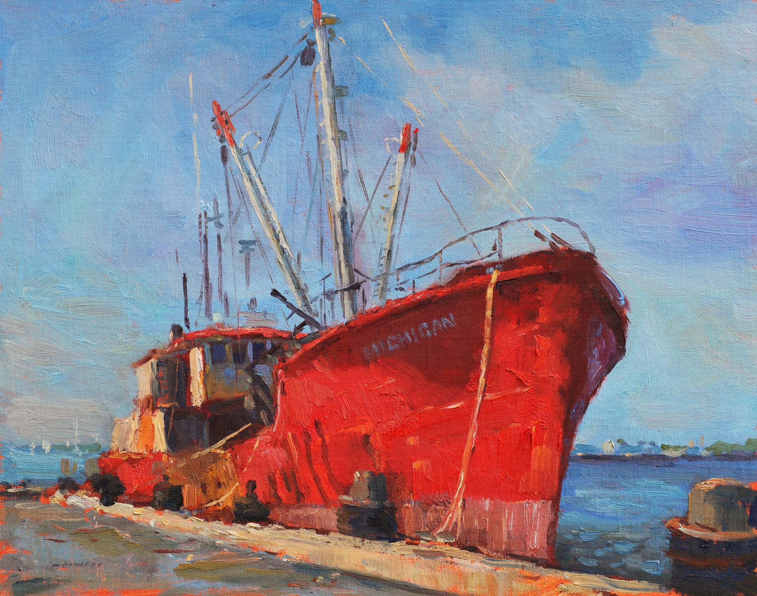 Steve	Kennedy-	Fishing Vessel Michigan,	Oil	 $4,000 