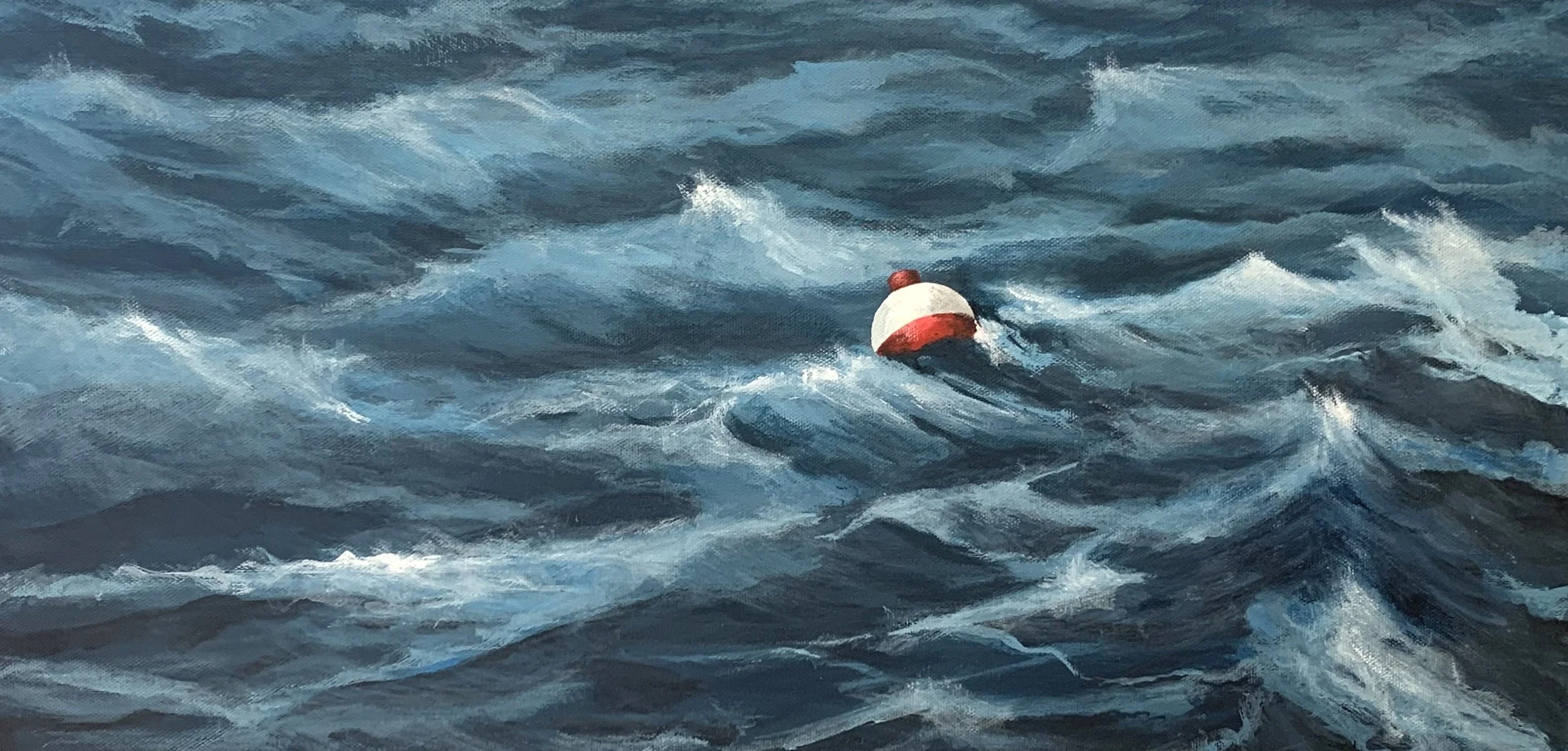 Margo	Mancinelli-	Sloshed,	Acrylic	 $375 