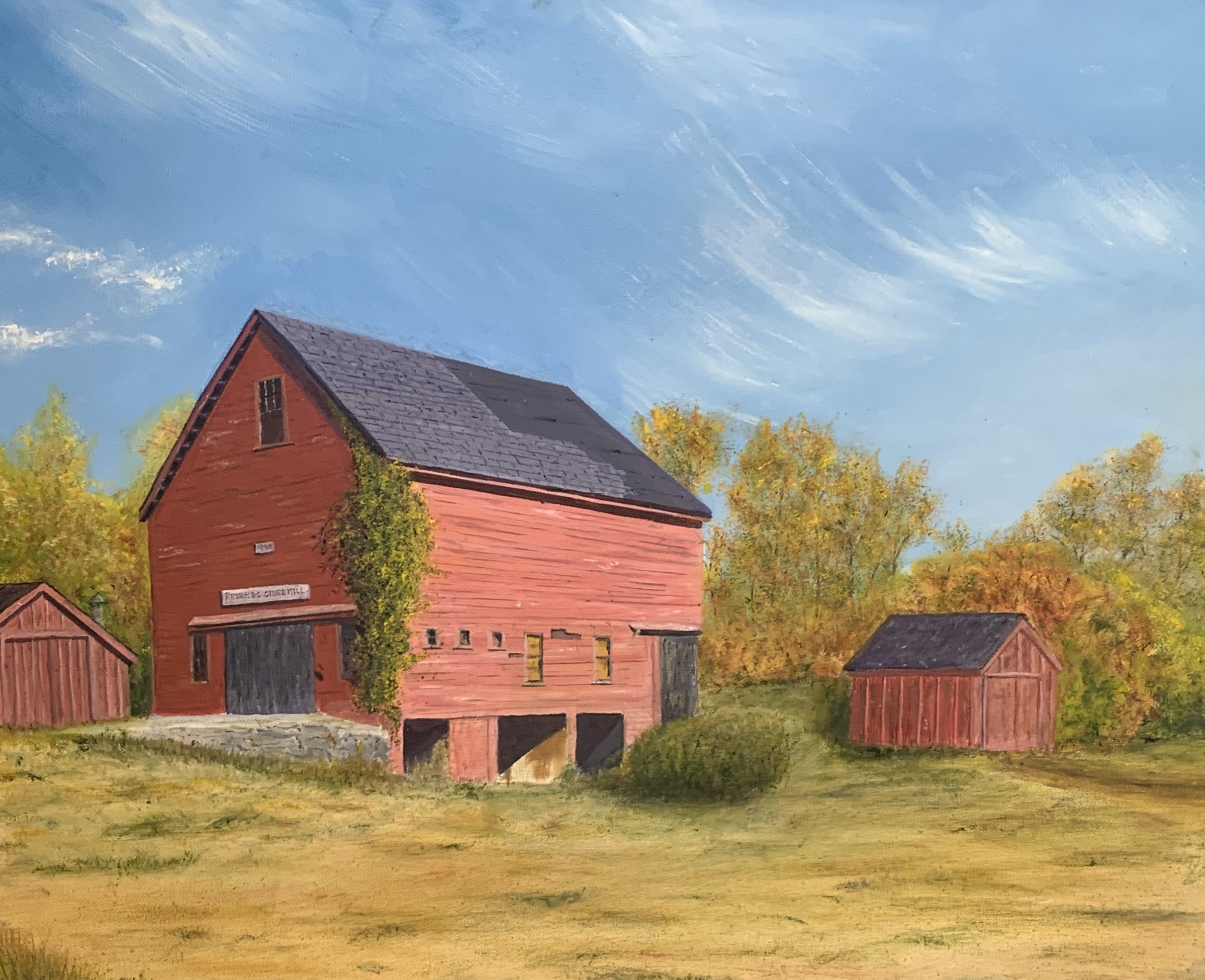 Bruce	Simkins-	Reynolds Cider Mill,	Oil	 $1,100 