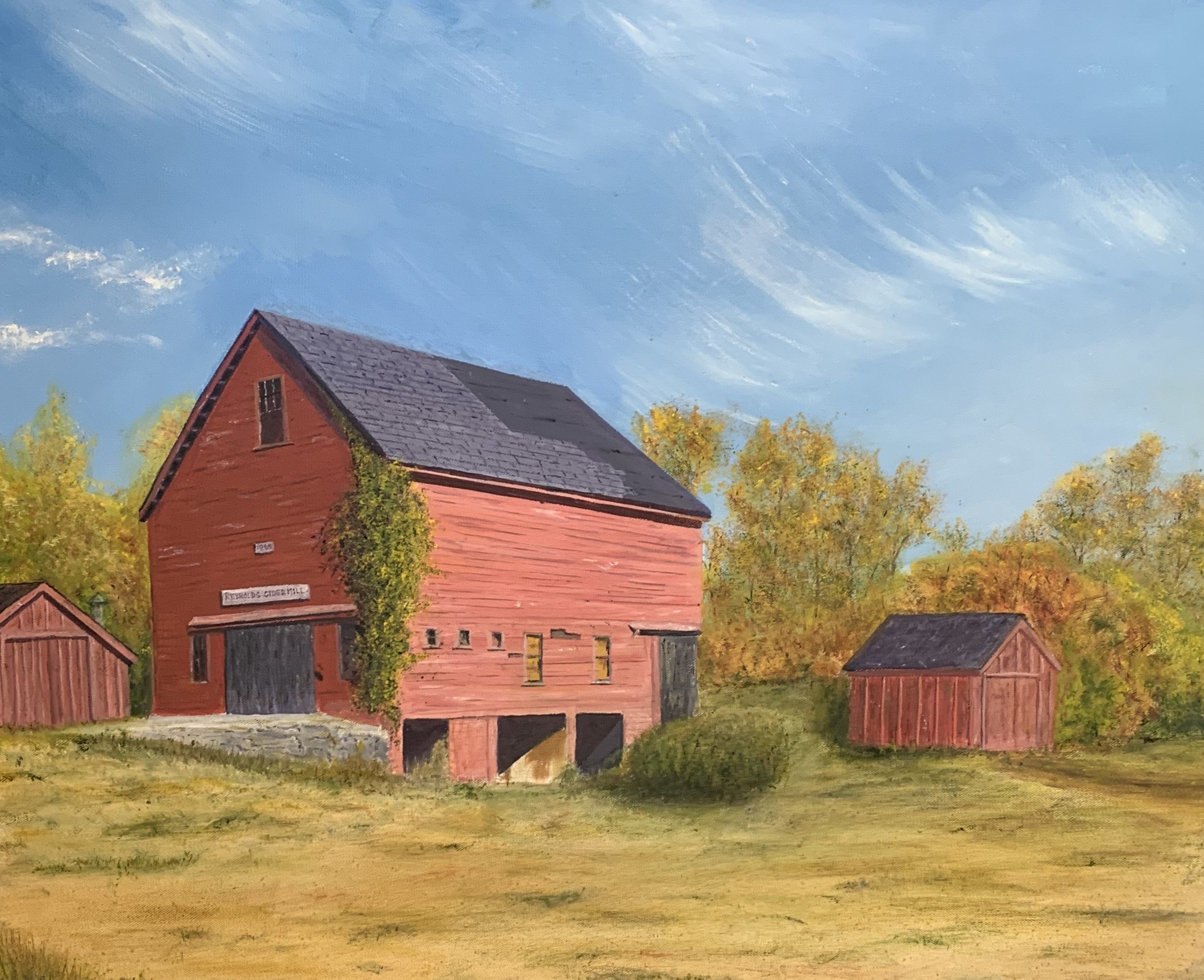 Bruce	Simkins-	Reynolds Cider Mill,	Oil	 $1,100 