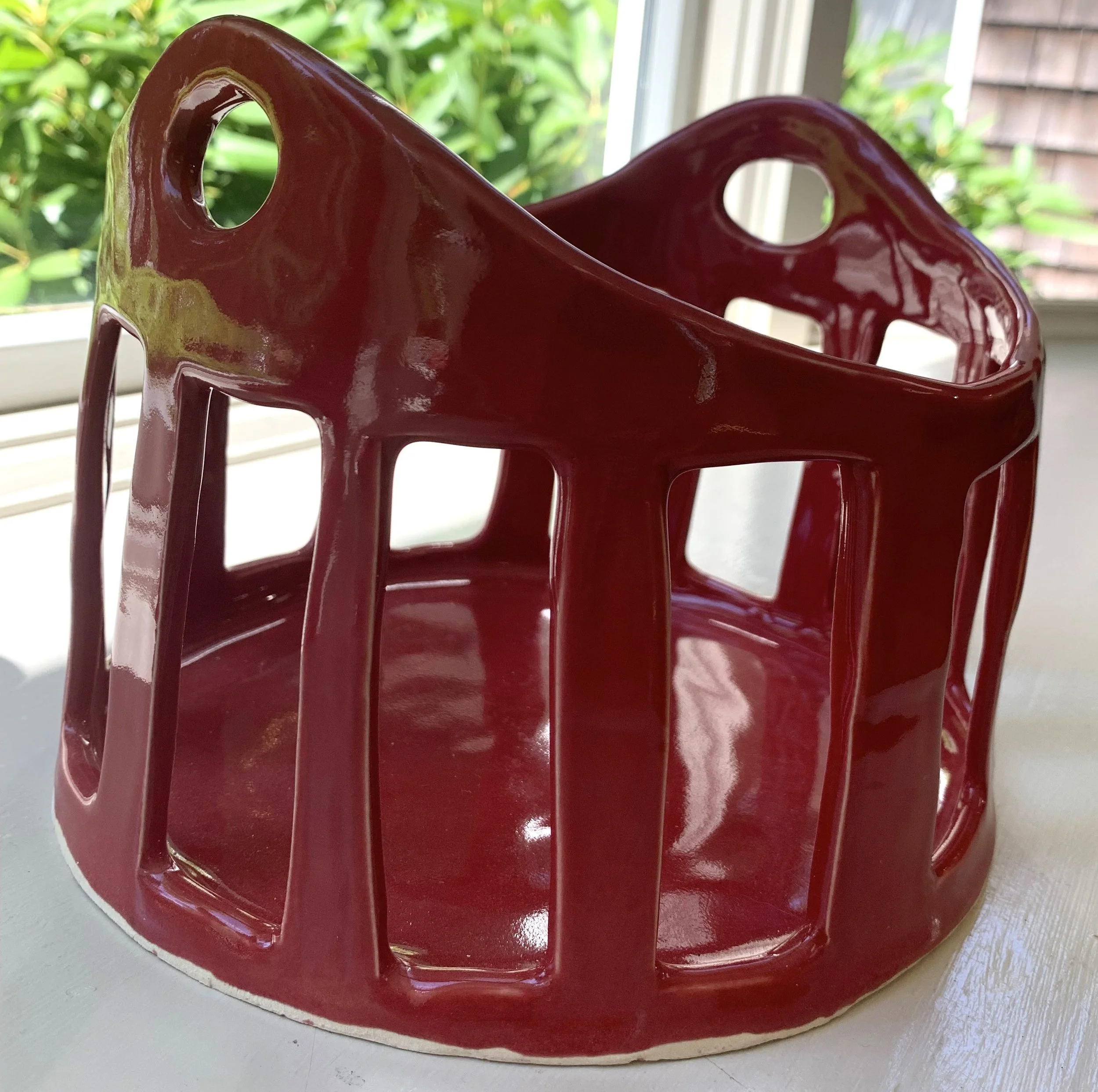 Mary Ann	Garrity-	Bun Basket,	Pottery	 $75 