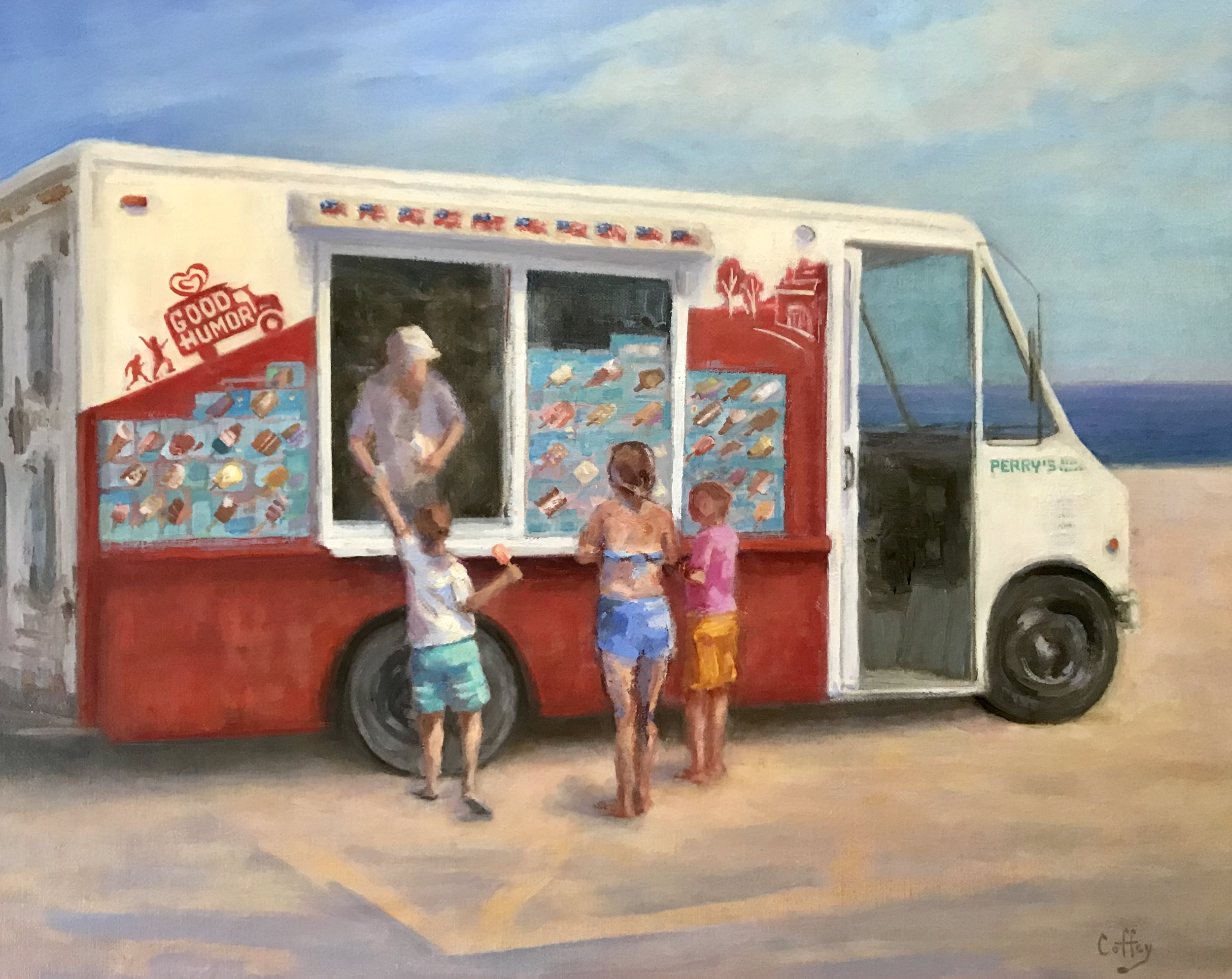 Lyn	Coffey-	A Taste of Summer,	Oil	 $1,500 