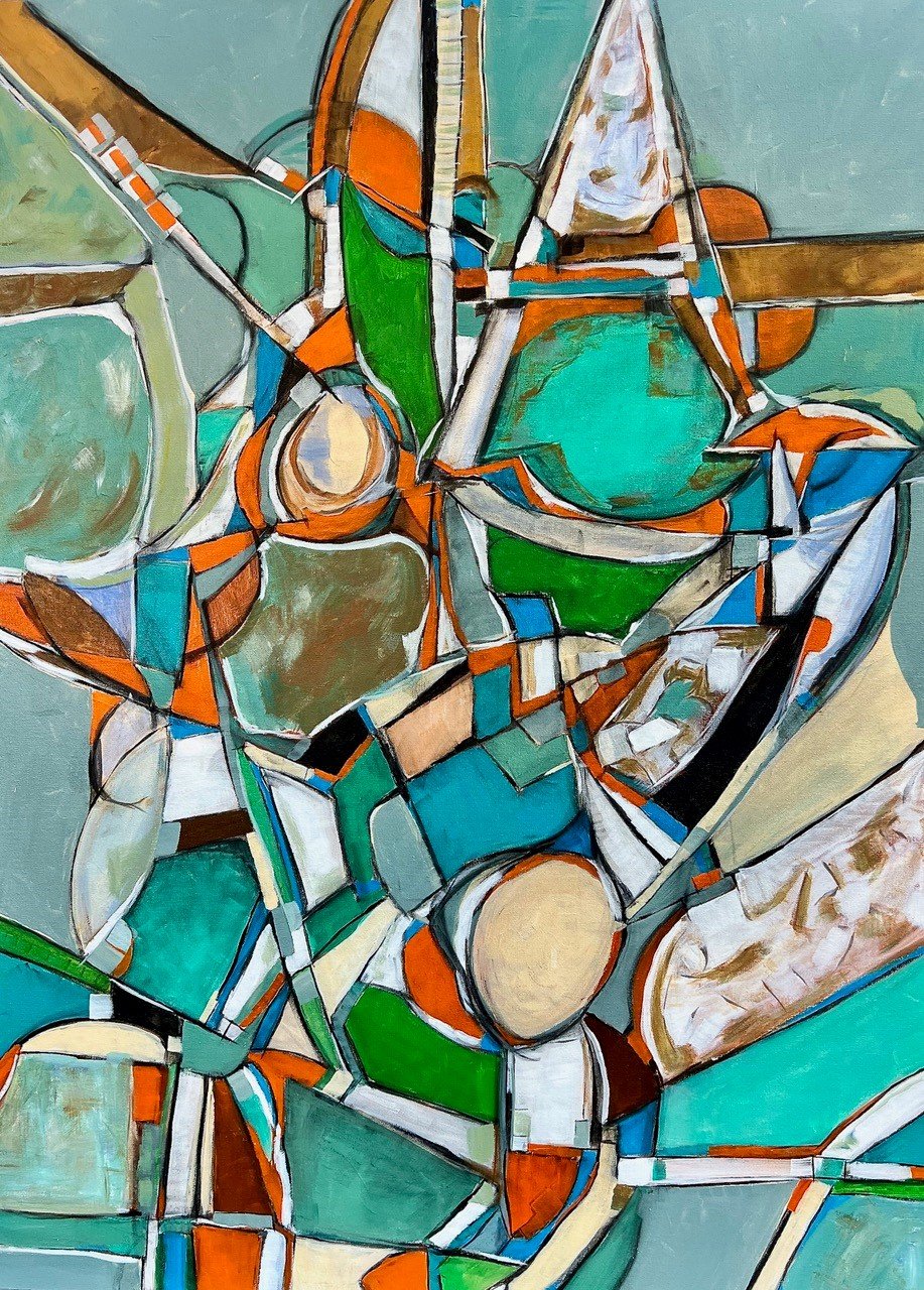 Michael	Giaquinto-	Winter Fall,	Acrylic	 $1,800 