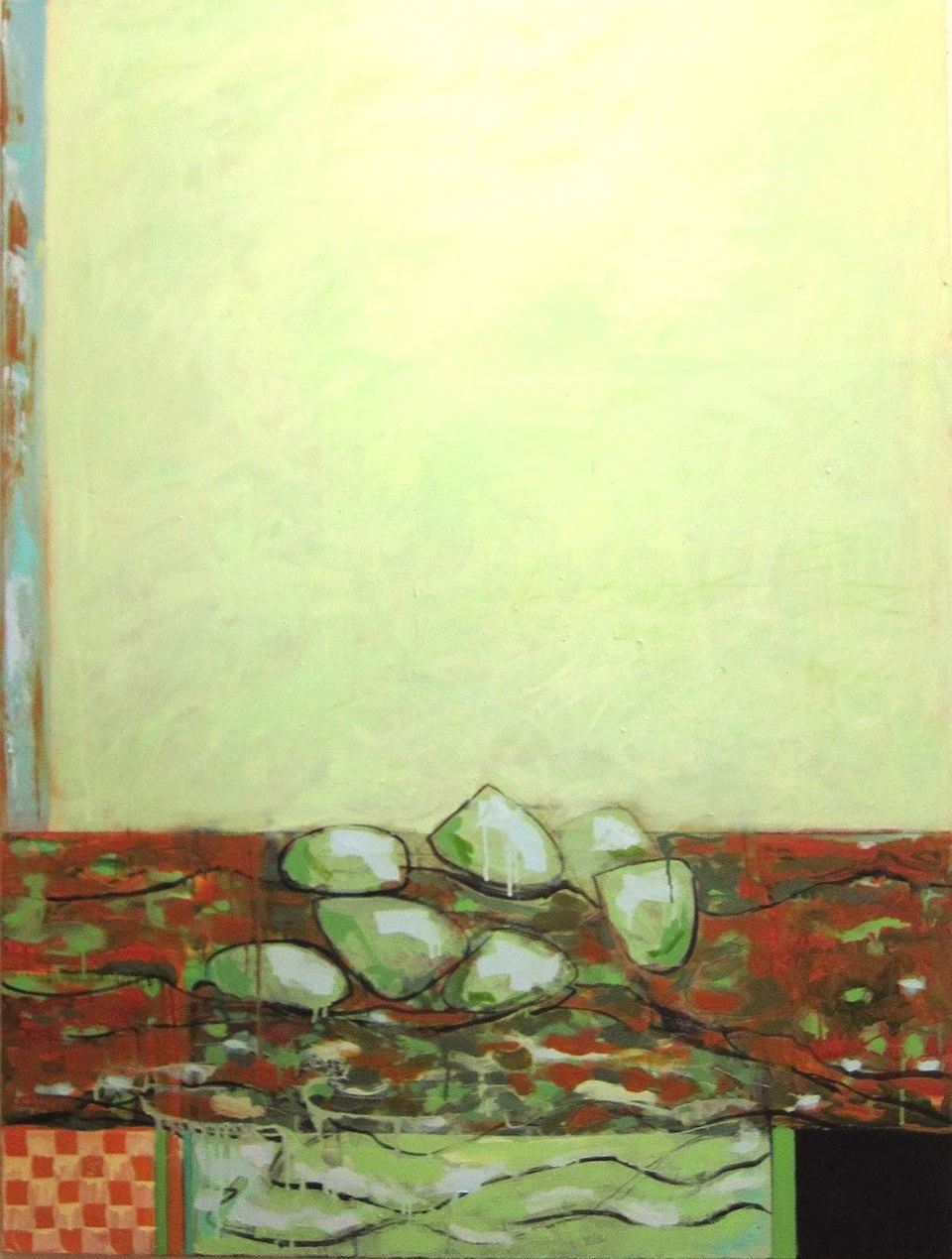 Carol	Odell-	Assemblage Anew,	Oil	 $4,200 