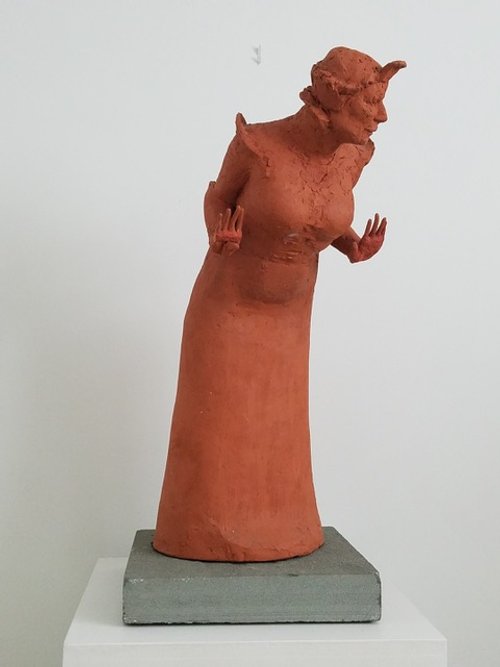 Heather	Blume-	The Neighbor,	Terra Cotta/Blue Stone	 $2,500 