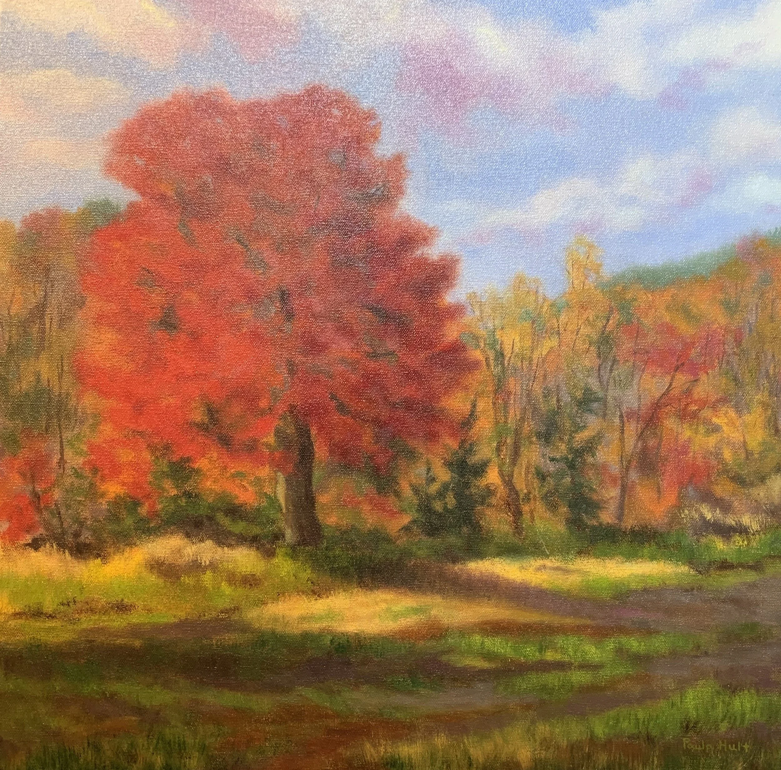 Paula	Hult-	One Perfect Maple,	Oil	 $850 