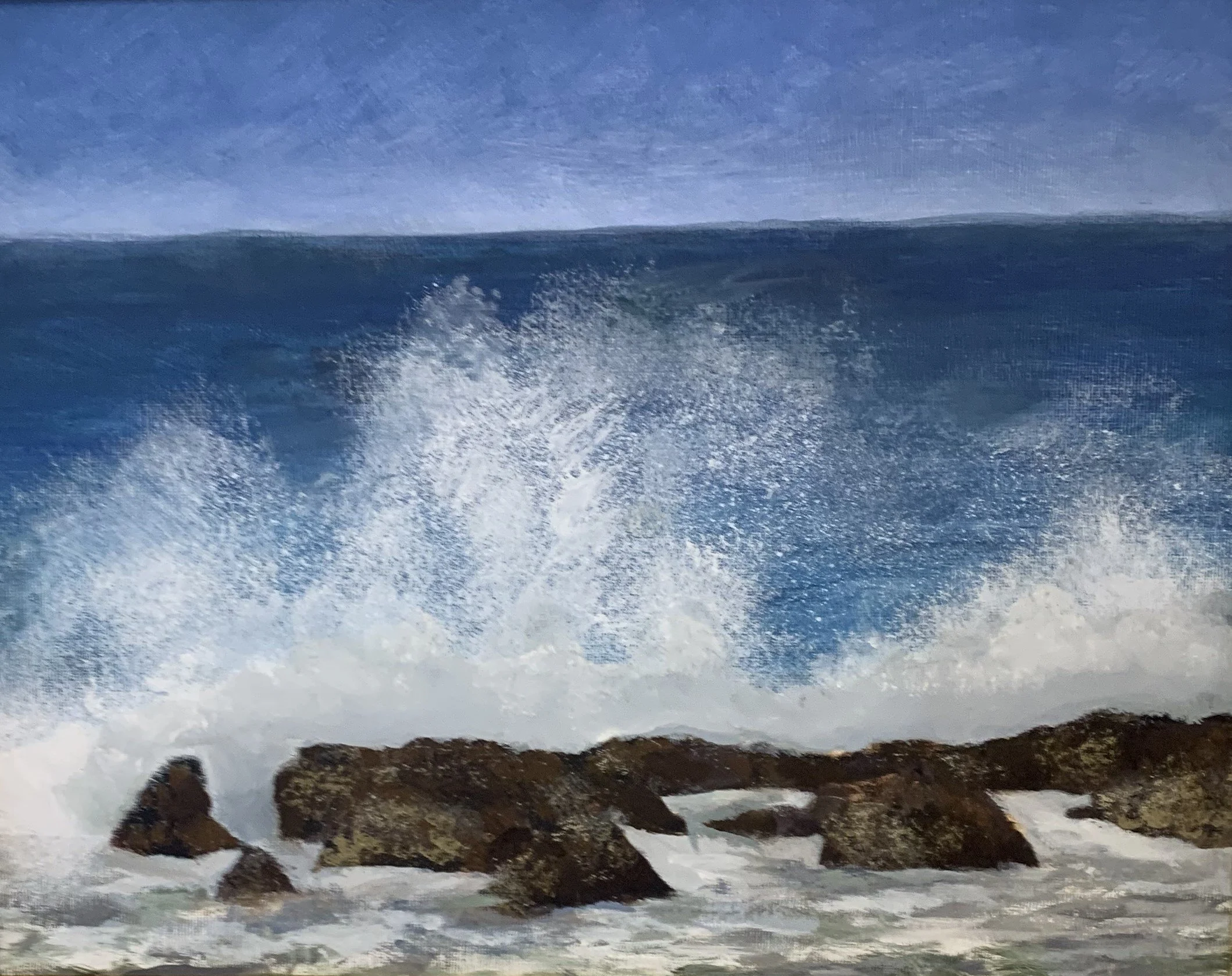 Bob	Davis-	On the Rocks,	Oil	 $250 