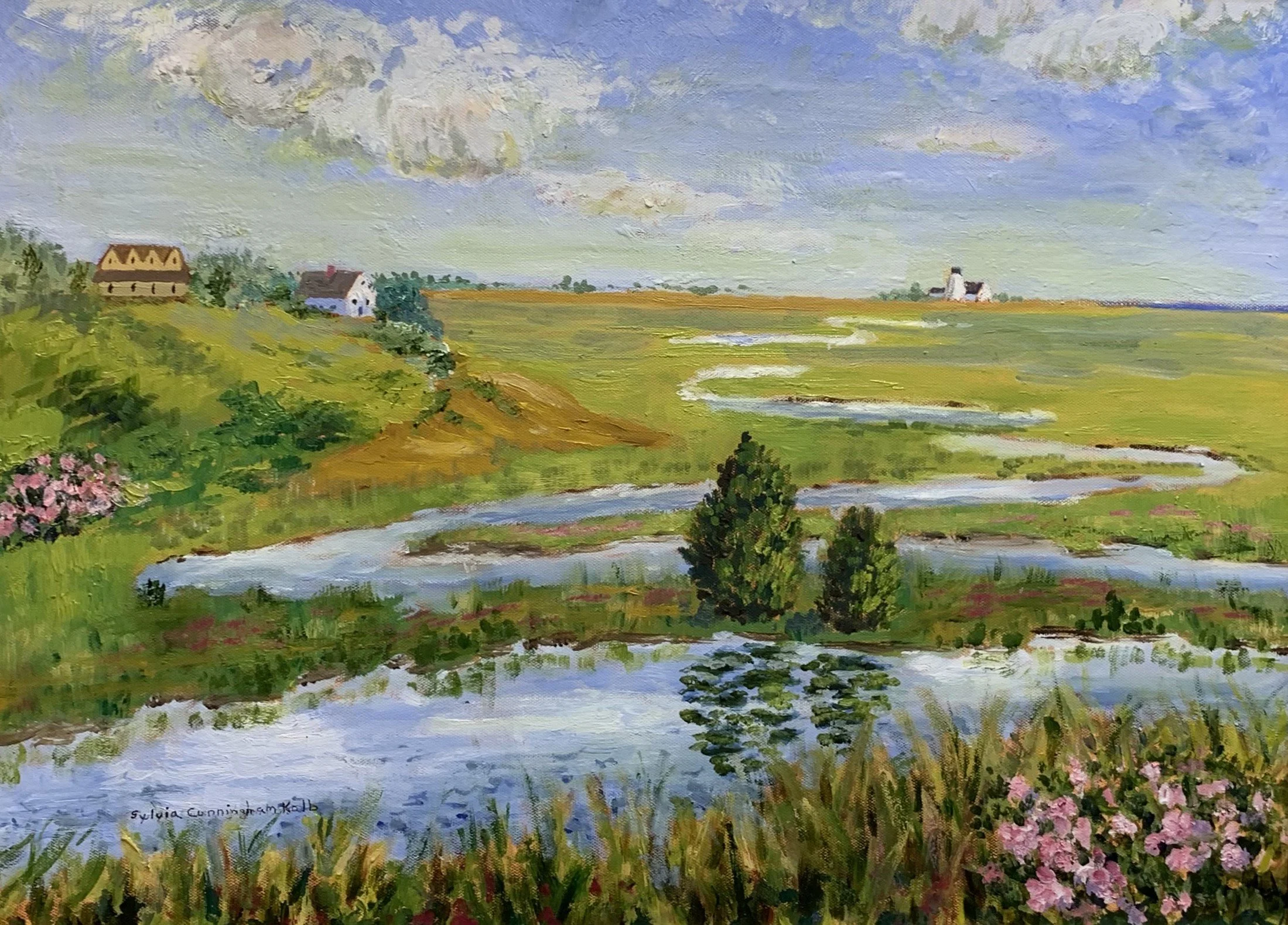 Sylvia	Kolb-	Nantucket Sound Marshes,	Oil	 $4,000 